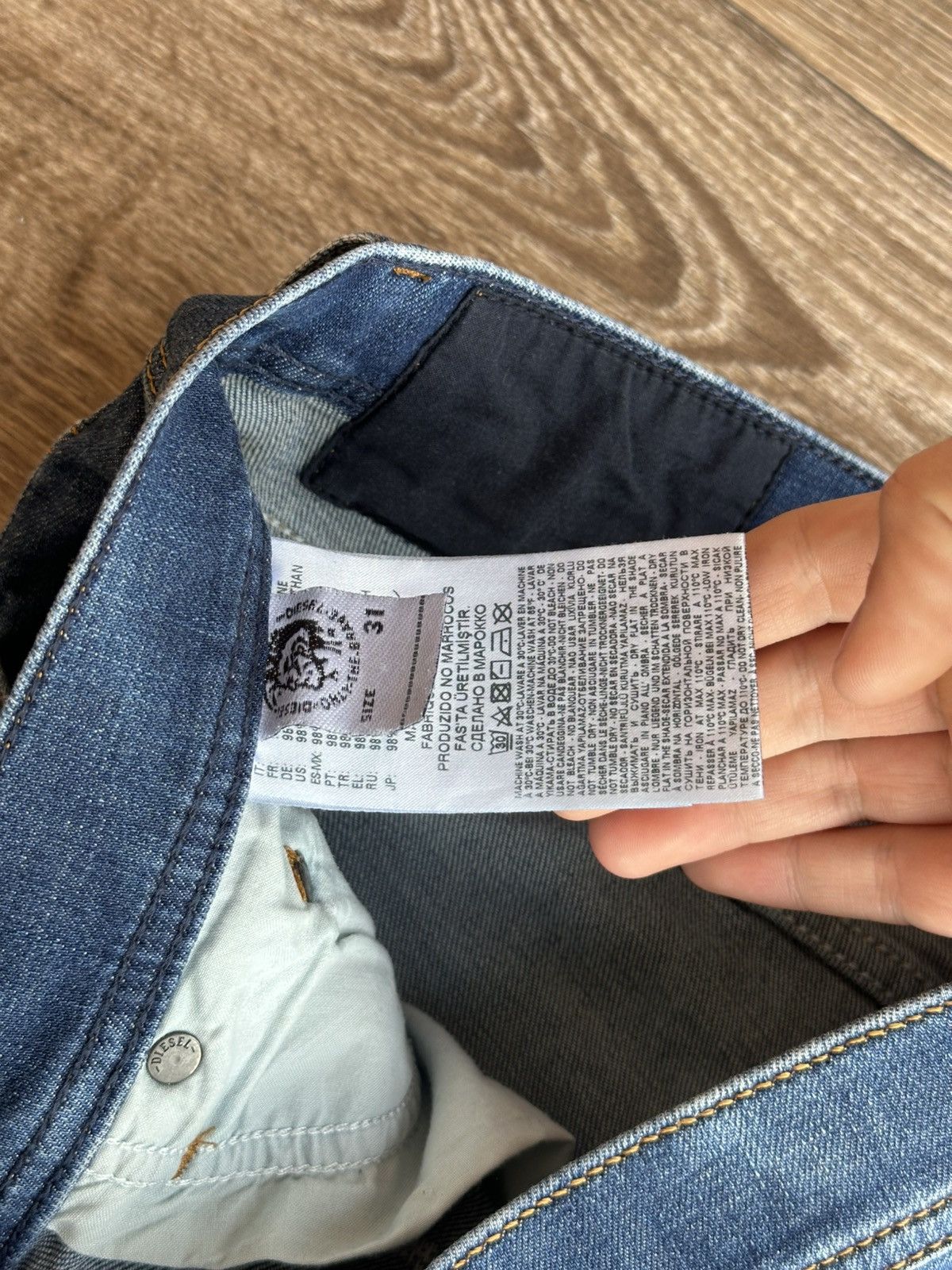 Diesel 🔥 DIESEL TEPPHAR Vintage Slim Carrot Jeans Pants Denim Size US 31 - 4 Thumbnail