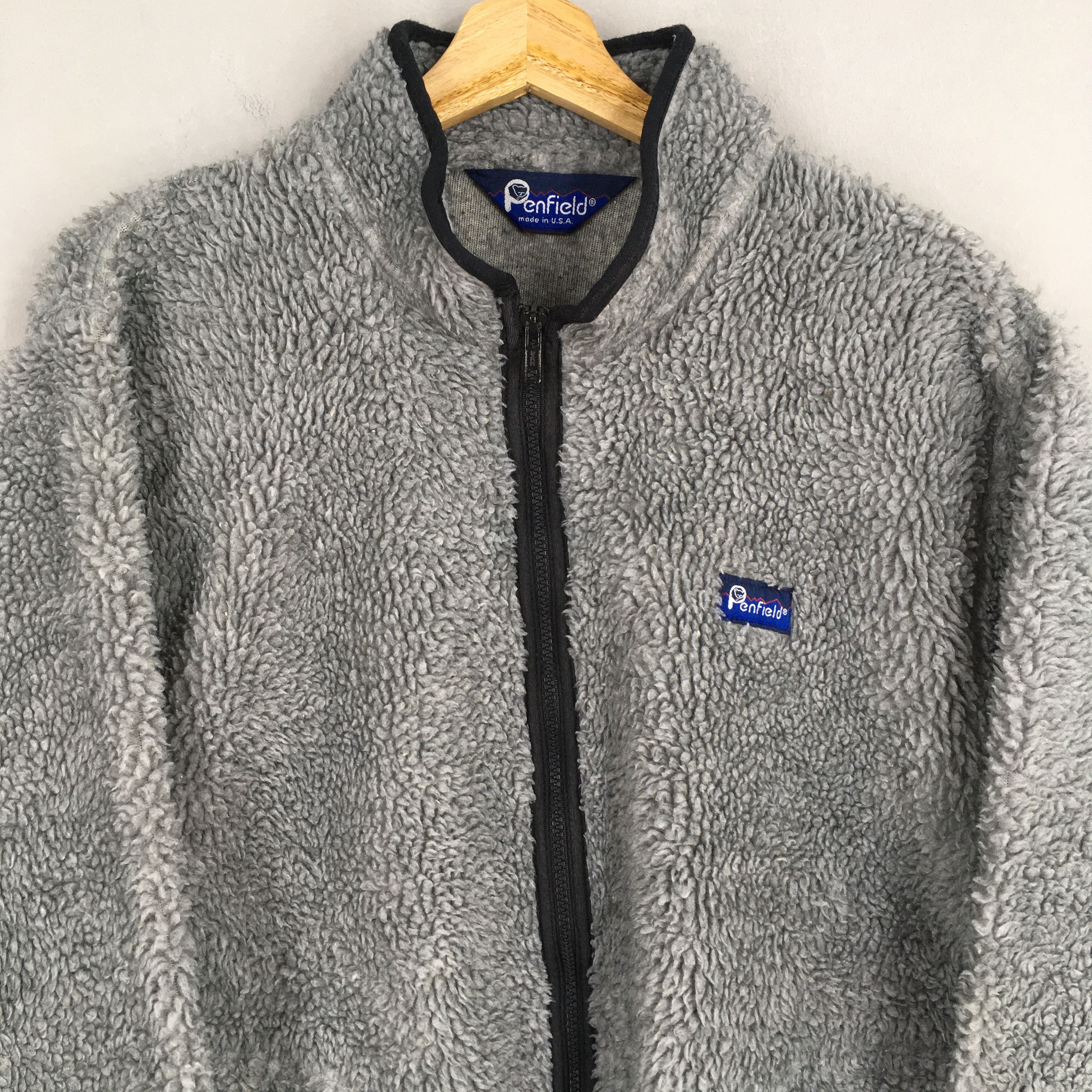 Penfield Vintage 90's Penfield Polartec Gray Fleece Jacket Medium Size US M / EU 48-50 / 2 - 2 Thumbnail