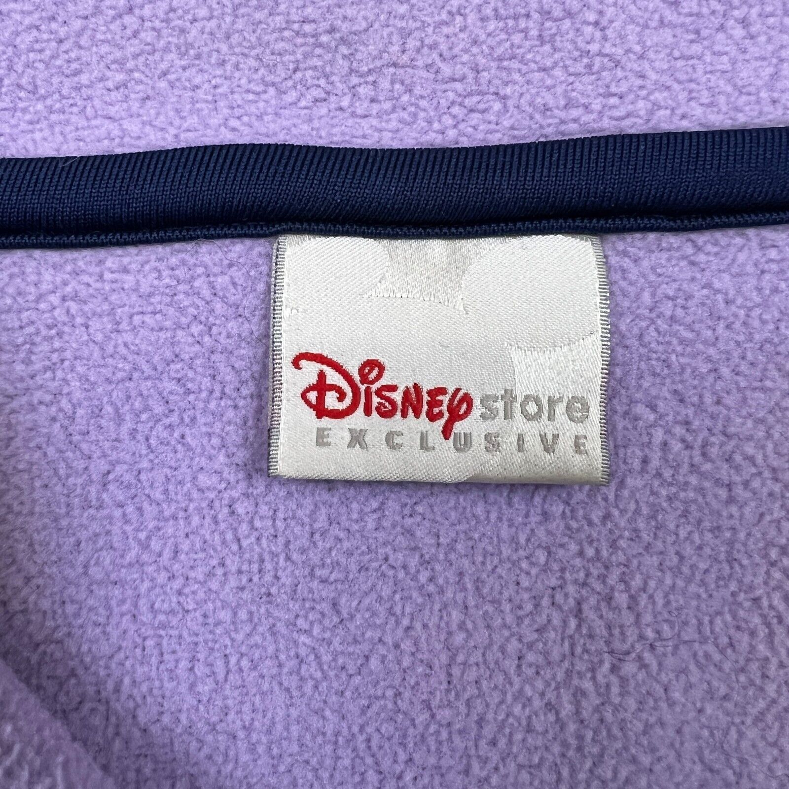 Disney × Mickey Mouse × Vintage Disney Fleece Large Minnie Mouse Cartoon Quarter Zip Jacket Size US L / EU 52-54 / 3 - 5 Thumbnail