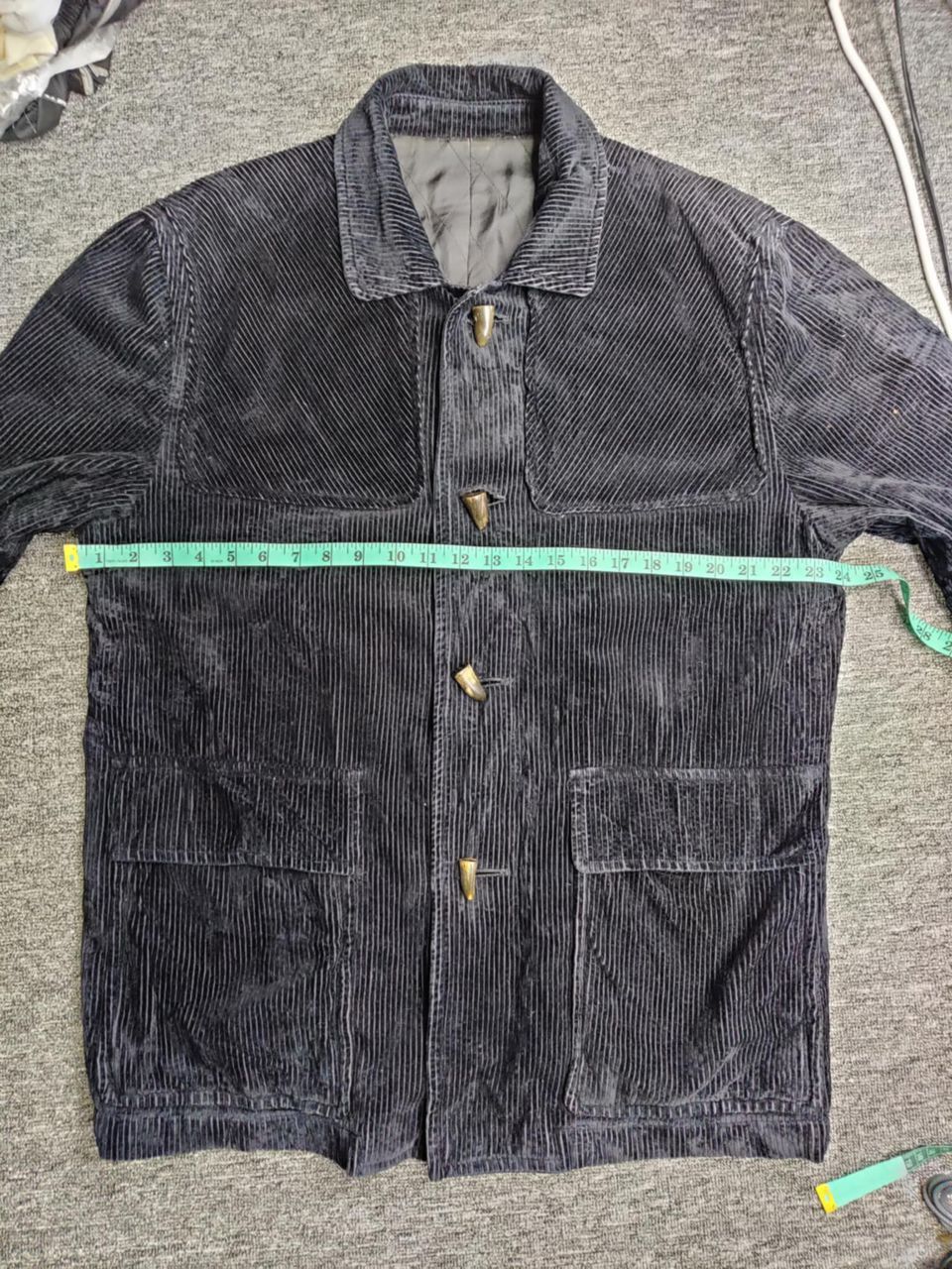 Kansai Yamamoto Vintage Kansai Man Velvet Corduroy Duffle Jacket Size US L / EU 52-54 / 3 - 12 Thumbnail
