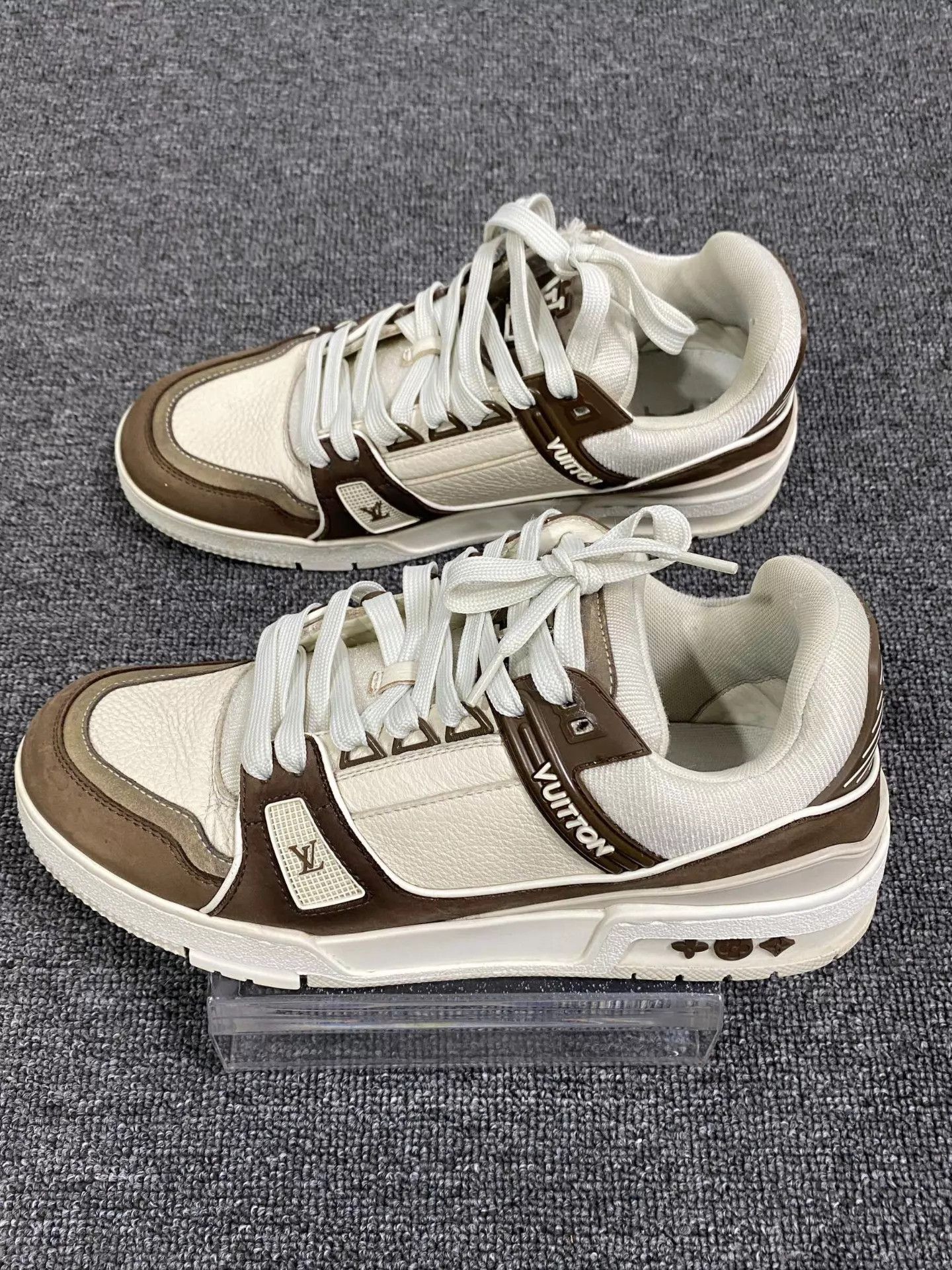 Louis Vuitton LV Mocha 98 New Trainer 40.5 Size US 7.5 / EU 40-41 - 3 Thumbnail