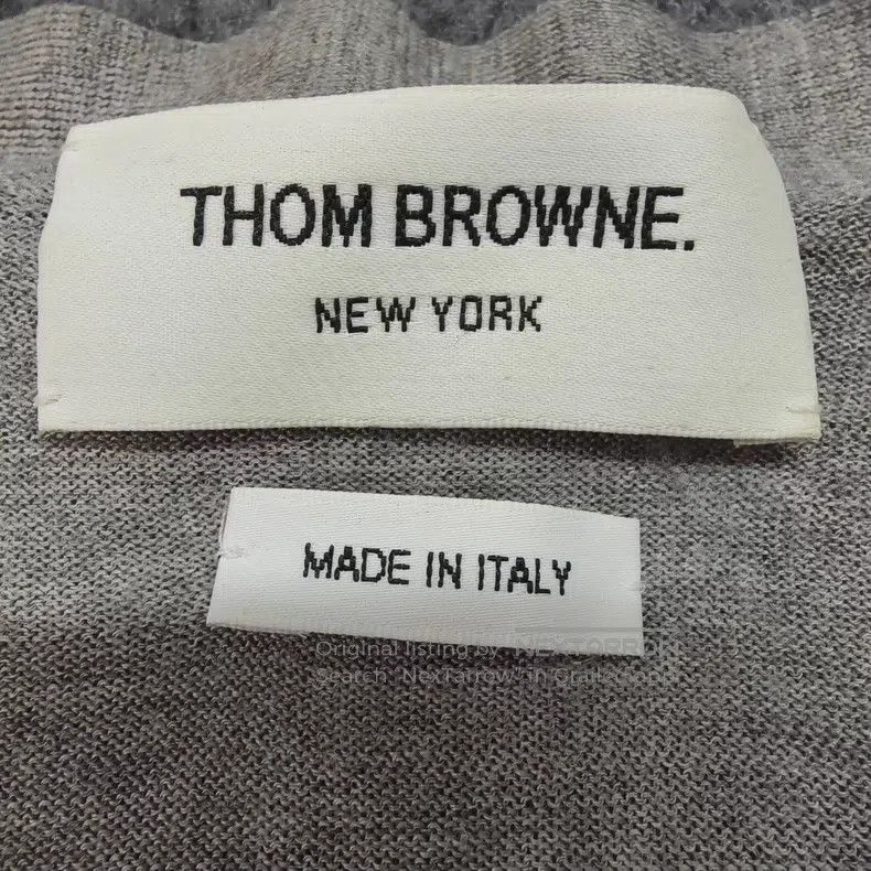 Thom Browne Thom Browne Grey Wool Open-Cardigan Size US XS / EU 42 / 0 - 4 Thumbnail
