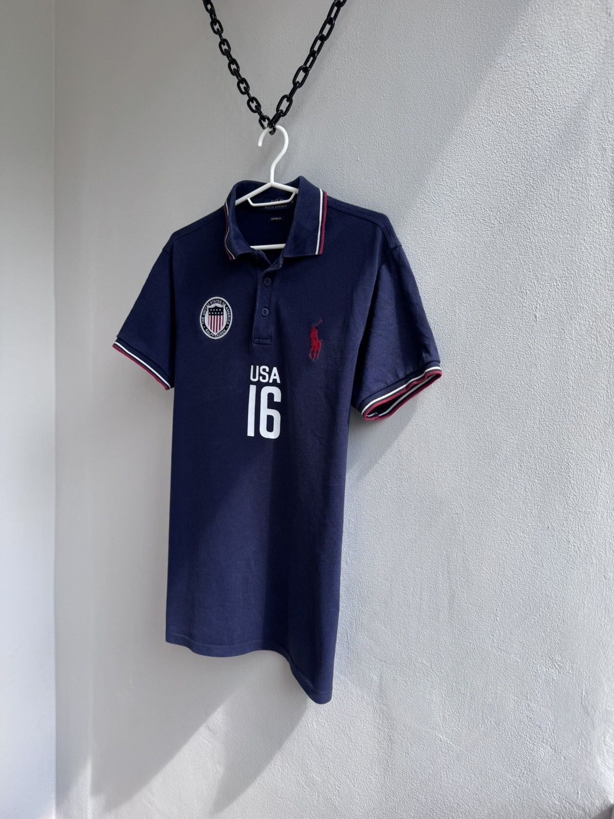 Polo Ralph Lauren Polo Ralph Lauren Big Pony USA Rugby Shirt #16 Chief Keef Size US M / EU 48-50 / 2 - 2 Thumbnail