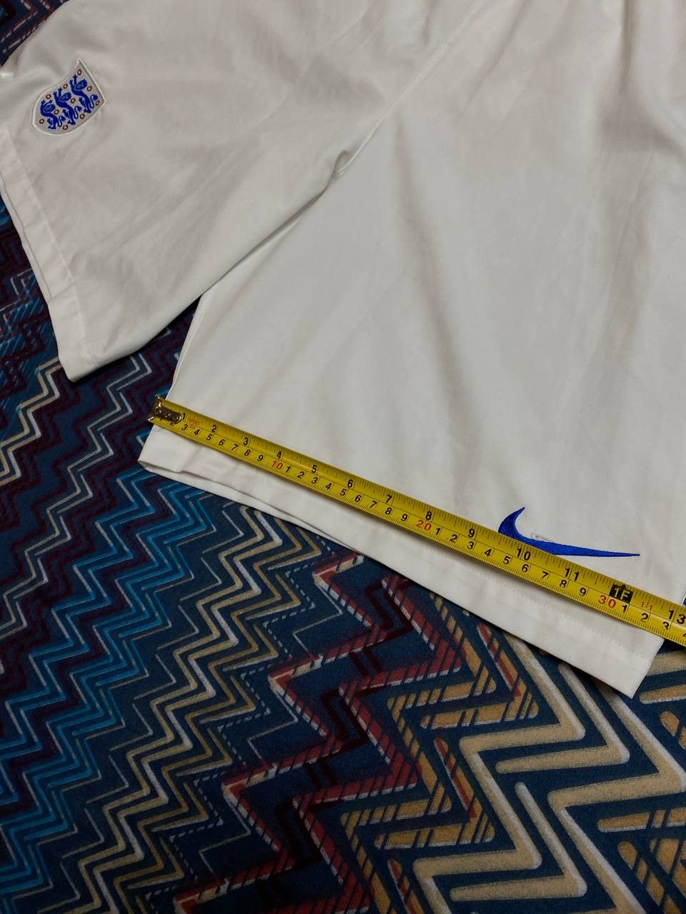 Nike × Vintage Vintage Nike England shorts streetwear swoosh y2k size XL Size US 36 / EU 52 - 15 Thumbnail