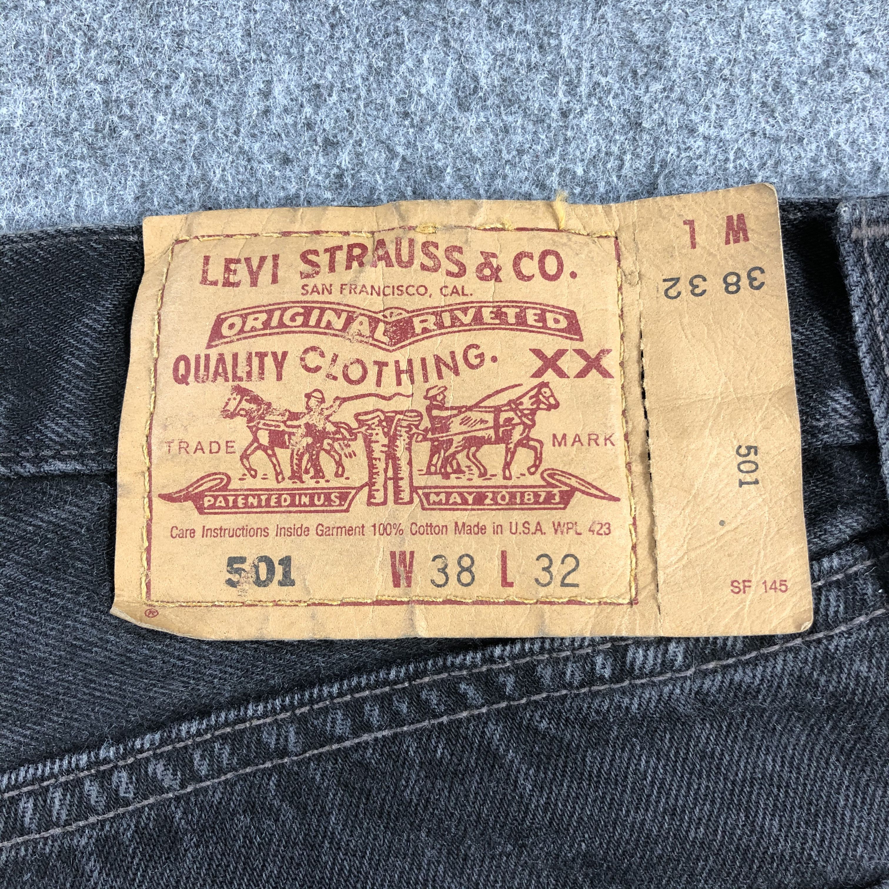 Levi's 90s Vintage Levis 501 Earth Tone Jeans-J1570 Size US 37 - 5 Thumbnail
