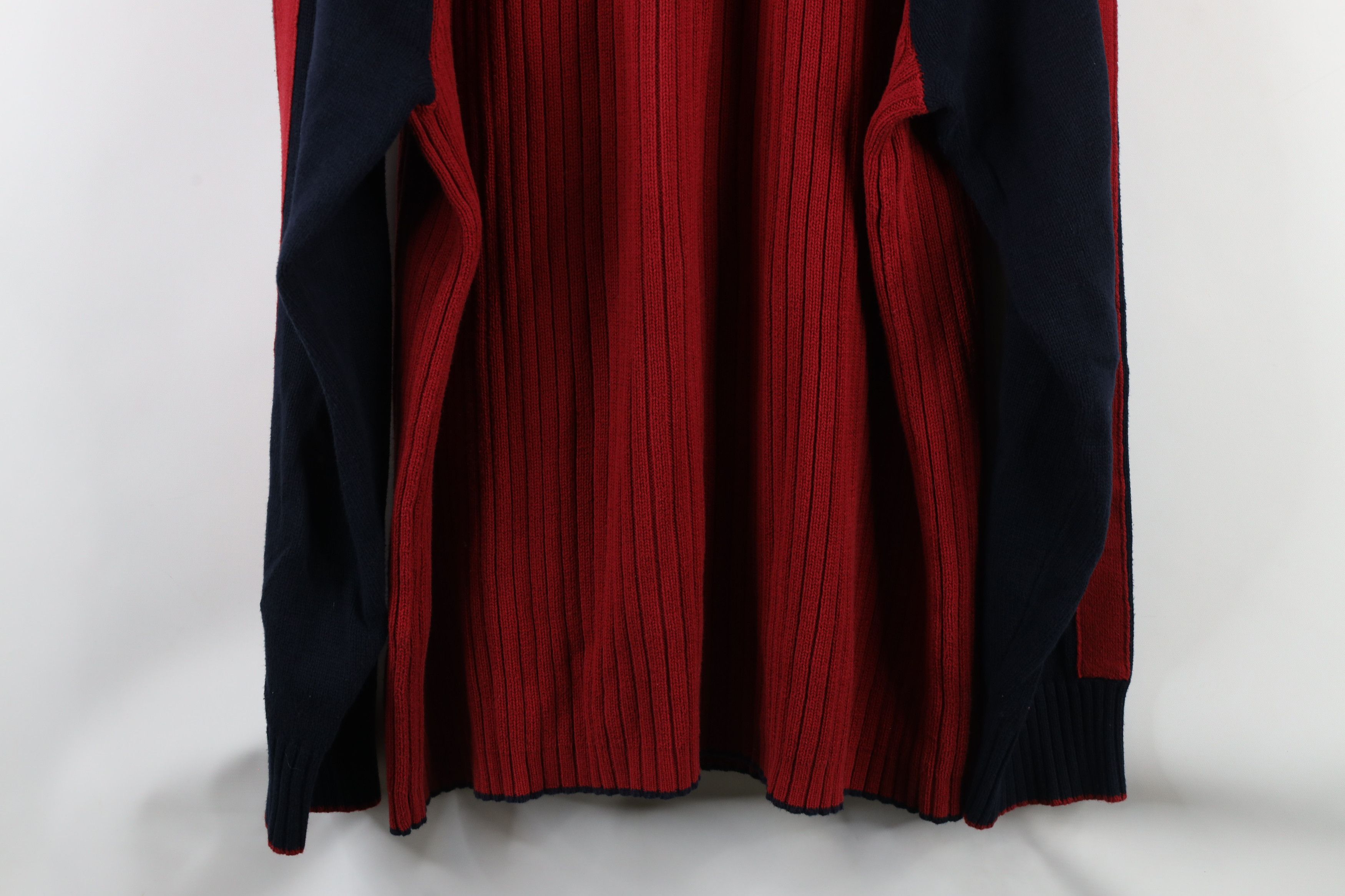 Nautica × Vintage Vintage 90s Nautica Ribbed Knit Half Zip Pullover Sweater Size US XL / EU 56 / 4 - 10 Thumbnail