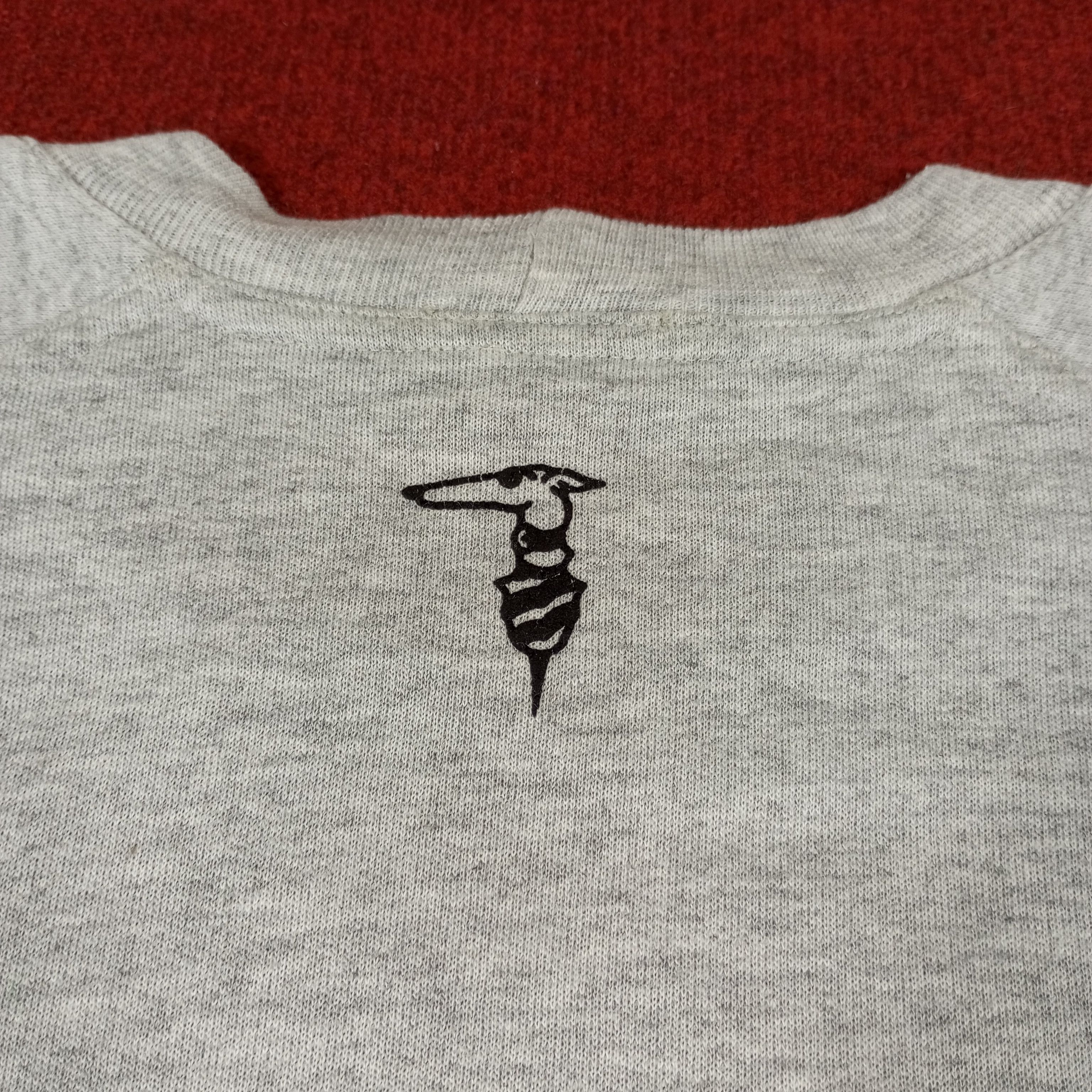Trussardi × Vintage Trussardi Center Spellout Design Sweatshirt Size US M / EU 48-50 / 2 - 5 Thumbnail