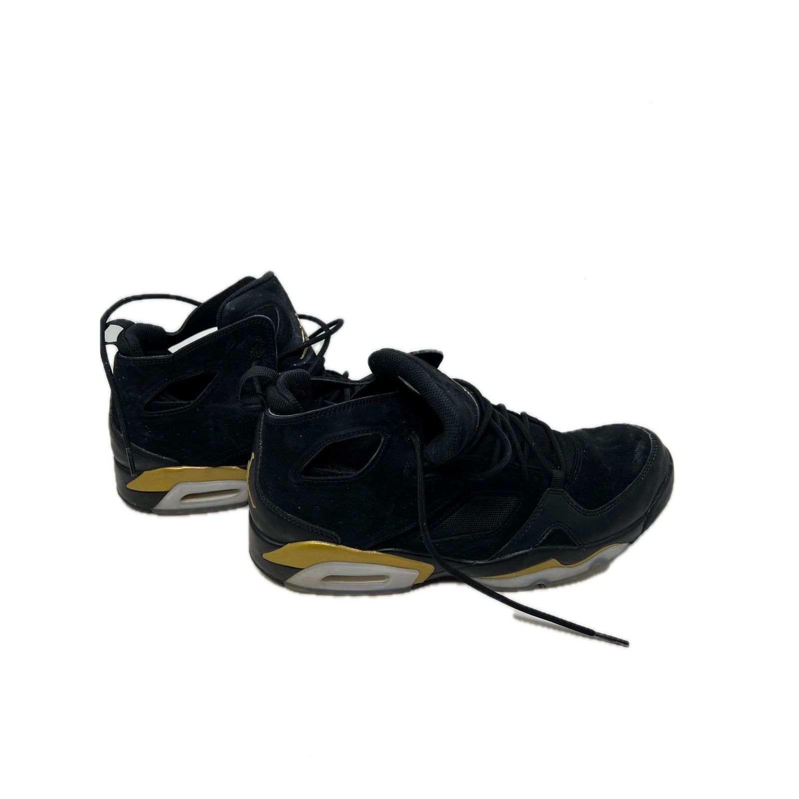 Nike Nike Jordan Flight Club 91 Black Metallic Gold 2021 Mens 11 Size US 11 / EU 44 - 3 Thumbnail