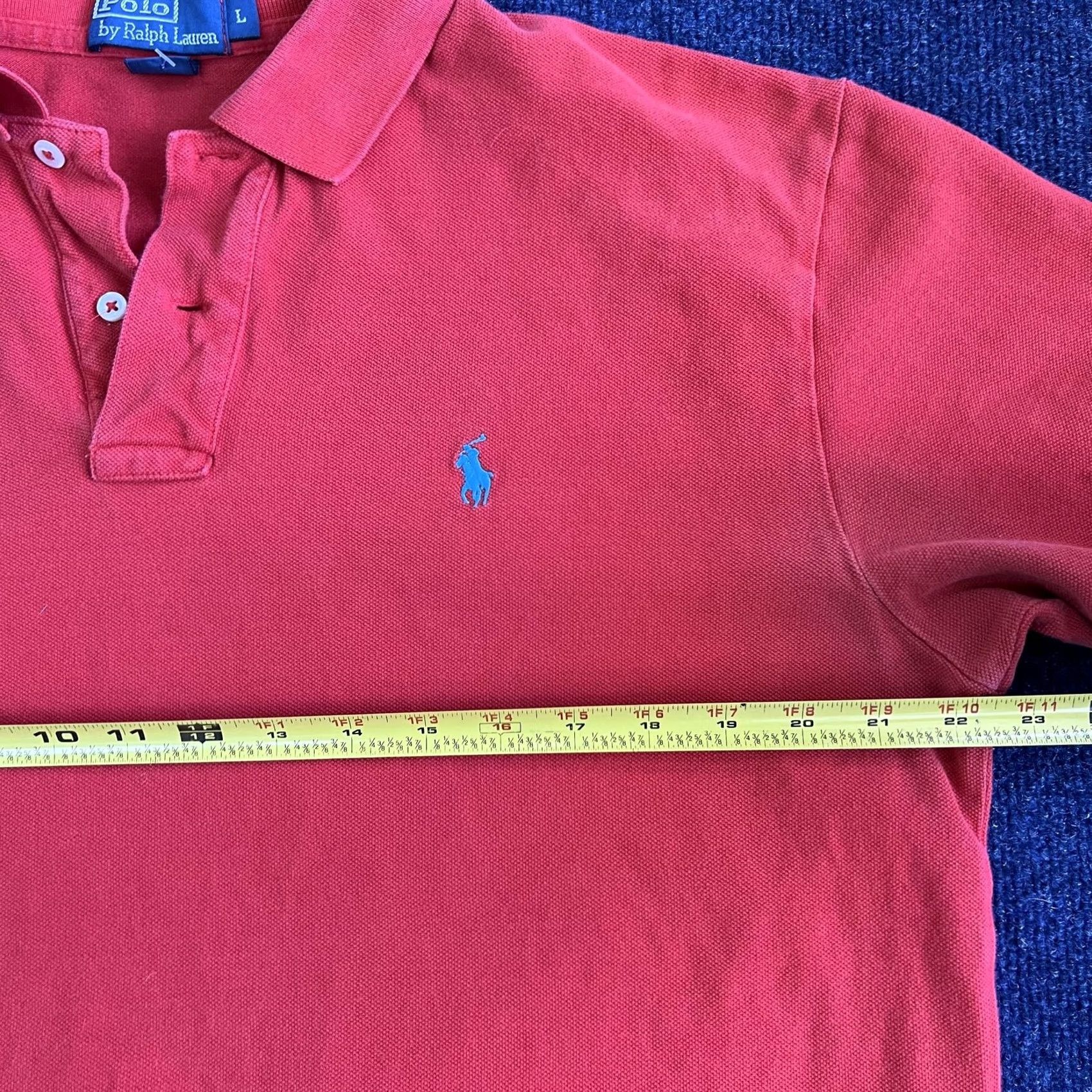 Polo Ralph Lauren Polo Ralph Lauren Polo Shirt Mens Large Red Solid Short Sleeve Pony Logo Casual Size US L / EU 52-54 / 3 - 7 Thumbnail