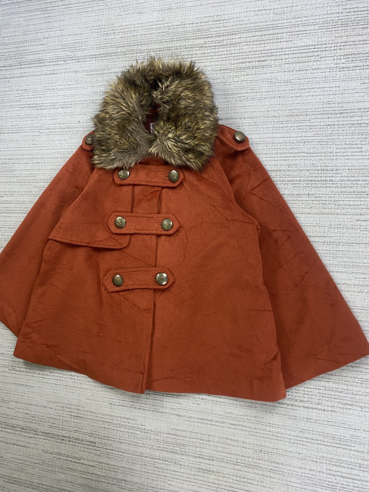 Japanese Brand × Le Grande Bleu (L.G.B.) × Vintage Vintage Twenty One Stage Faux Fur Hoodie Wool Jacket Size US M / EU 48-50 / 2 - 4 Thumbnail