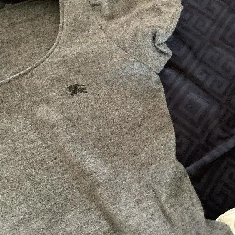 Burberry Burberry Women’s Charcoal Gray Short Sleeve T-Shirt. Size M / US 6-8 / IT 42-44 - 1 Thumbnail