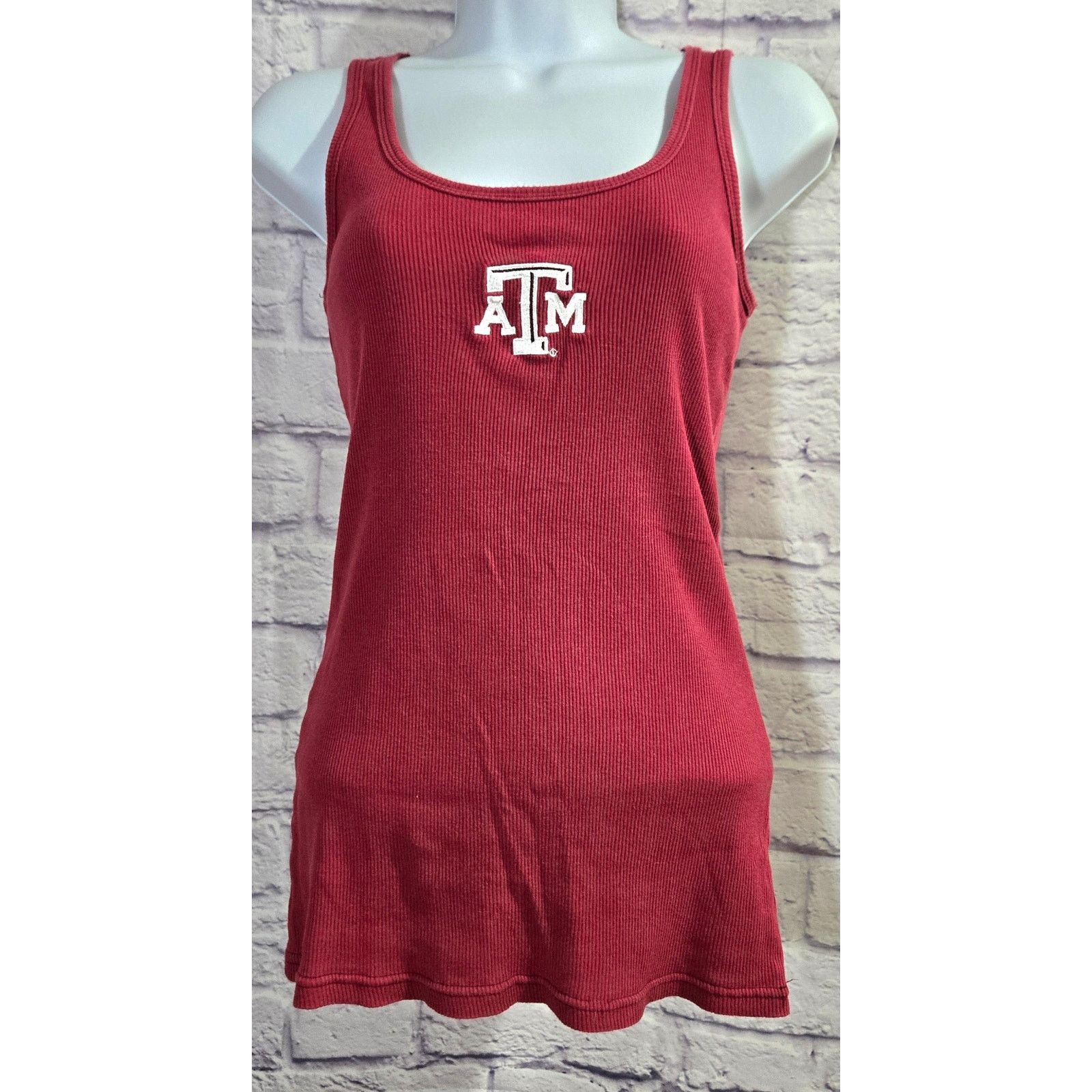 Other Concepts Sport Burgundy Embroidered Texas A&M Tank Top M Size M / US 6-8 / IT 42-44 - 1 Thumbnail