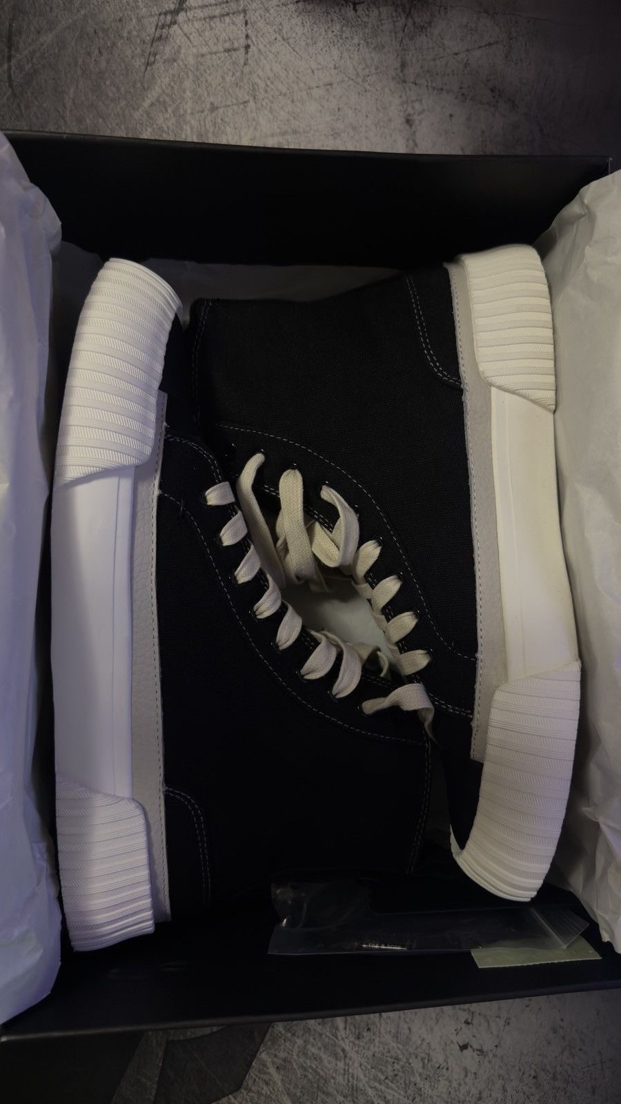 Rag & Bone Rag & Bone Black Jones High Top Sneaker Size US 9 / EU 42 - 5 Thumbnail
