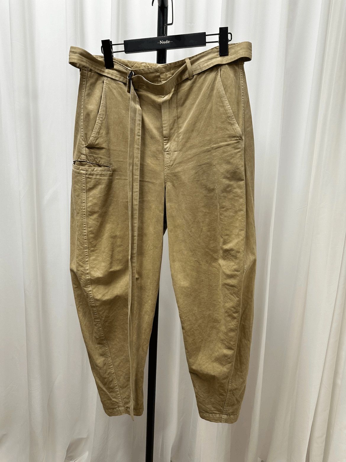 Lemaire Lemaire Conical cargo pants - DMC-2508 Size US 31 - 1 Thumbnail