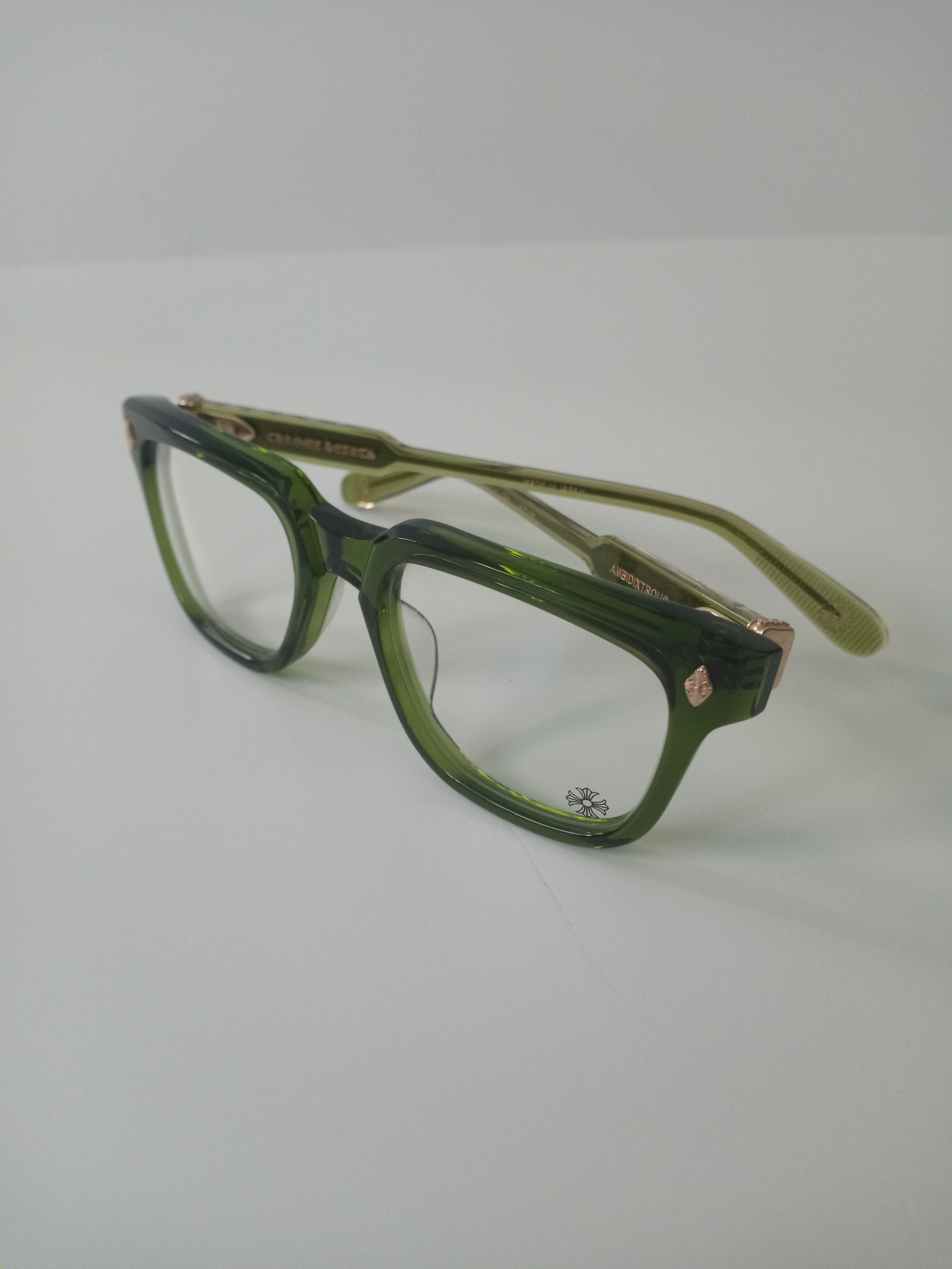 Chrome Hearts Chrome Hearts Green Ambidixtrous Glasses - Size 53[]21-151 Size ONE SIZE - 3 Thumbnail