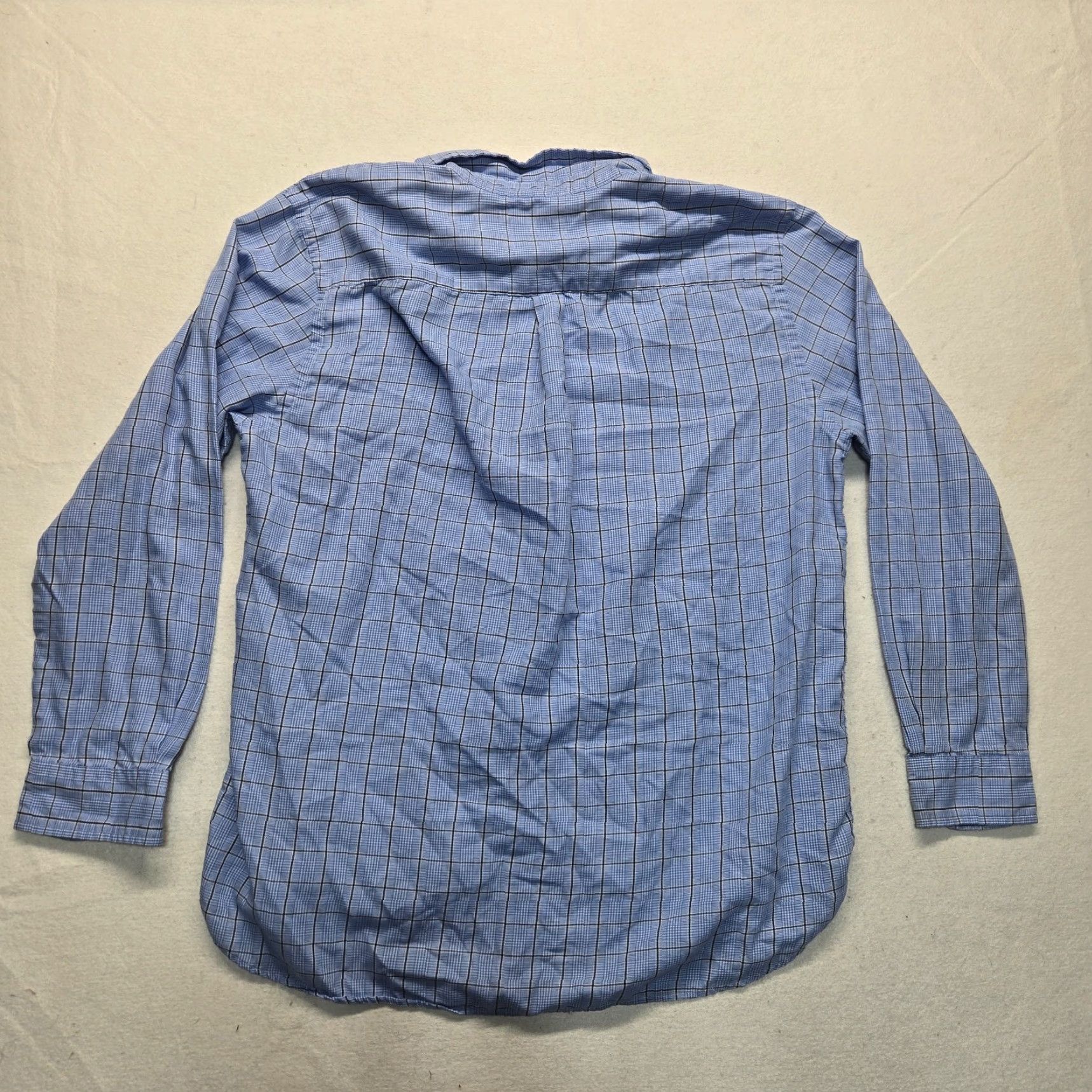 Chaps VINTAGE Chaps Plaid Short Sleeve Button-Down Shirt Men XL Blue Casual Summer Size US XL / EU 56 / 4 - 7 Thumbnail