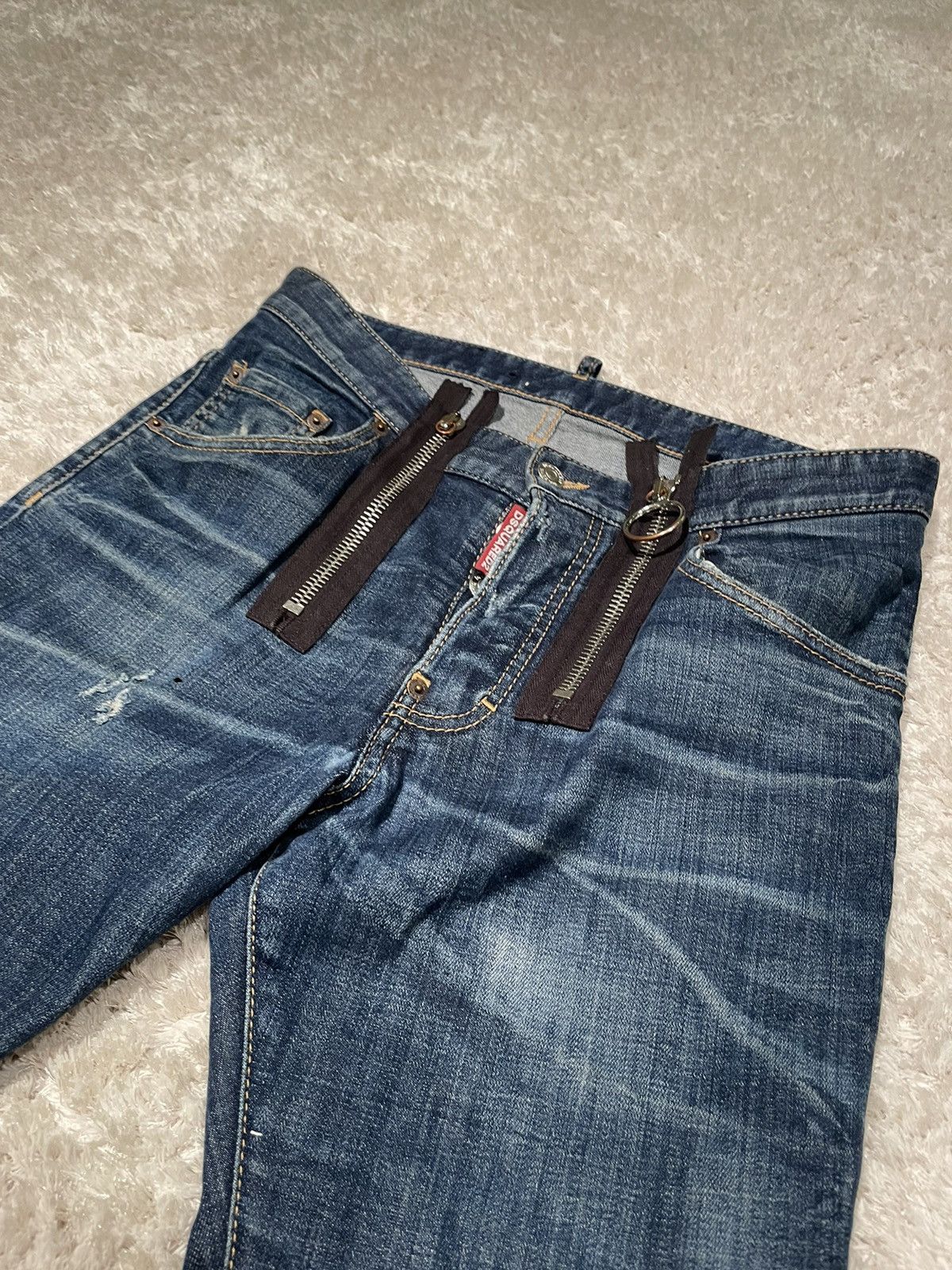Dsquared2 DSQUARED2 Navy Jeans Denim Size US 30 / EU 46 - 2 Thumbnail