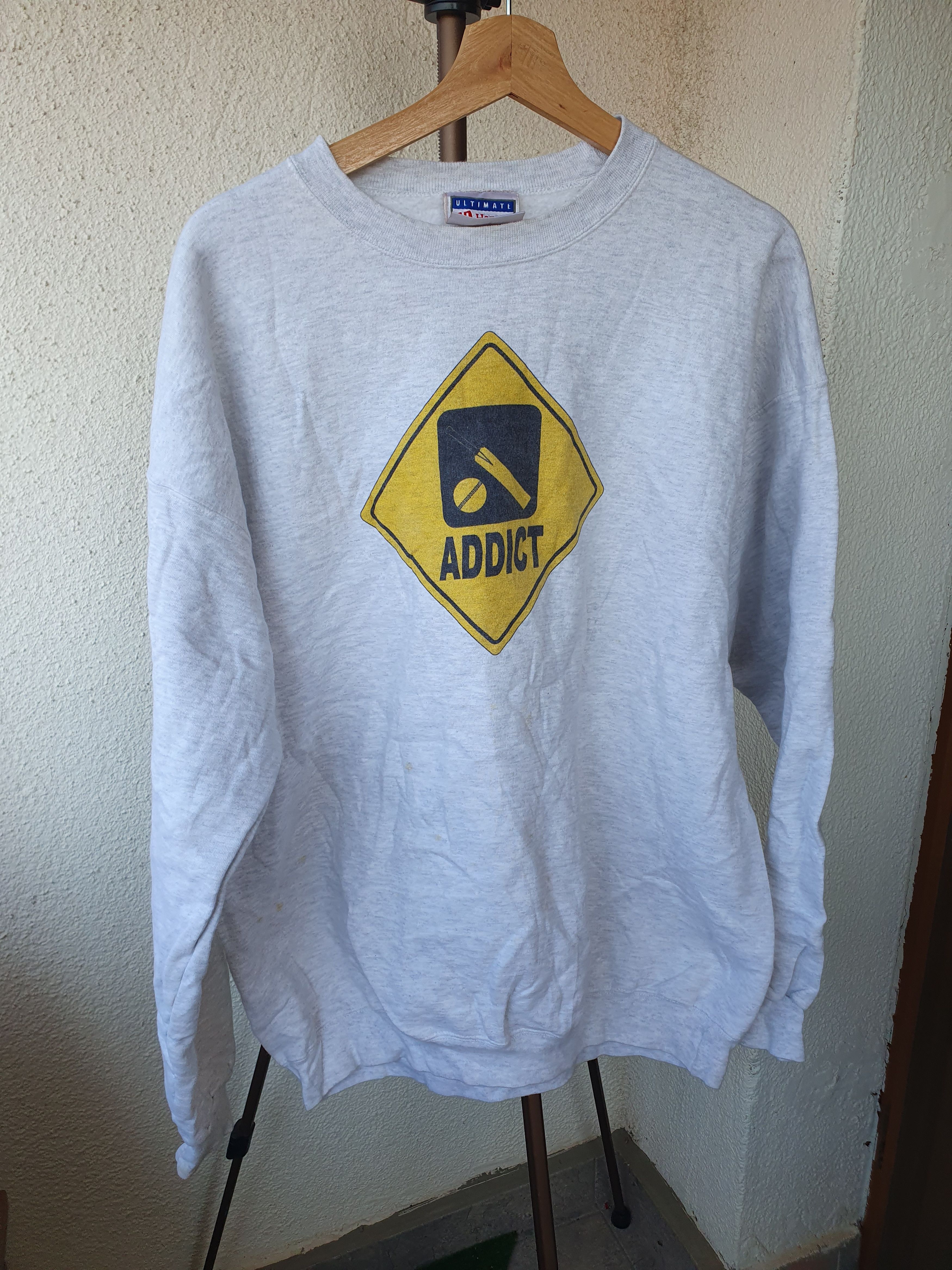 Hanes × Vintage Cricket Addict Vintage Hanes Ultimate PrintPro sweatshirt L Size US L / EU 52-54 / 3 - 1 Thumbnail