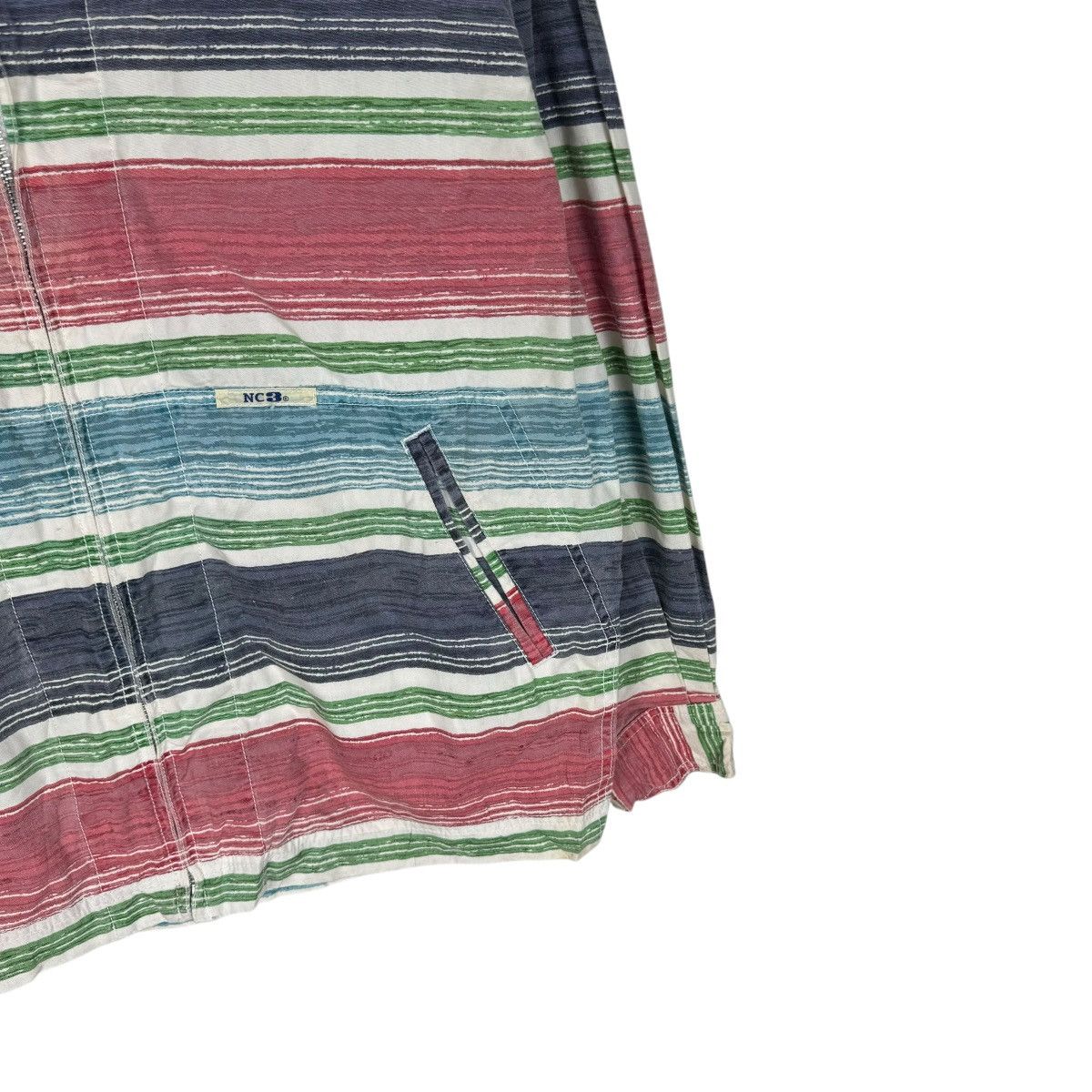 Nigel Cabourn × Vintage 🔥NIGEL CABOURN RAINBOW STRIPED JACKET Size US L / EU 52-54 / 3 - 5 Thumbnail