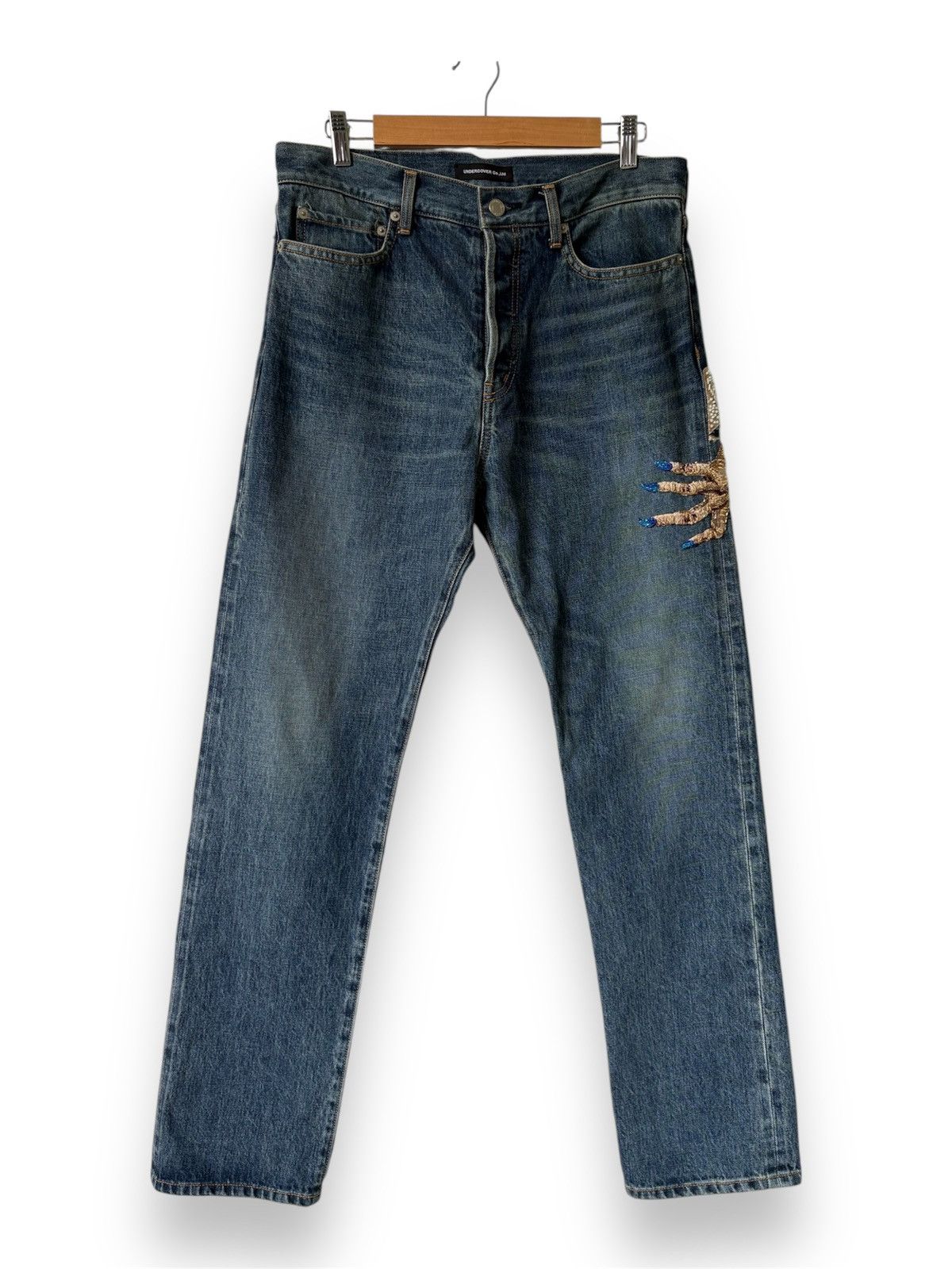 Undercover Undercover 2023 AW "Komische" Hand Denim Pants Size US 32 / EU 48 - 3 Thumbnail