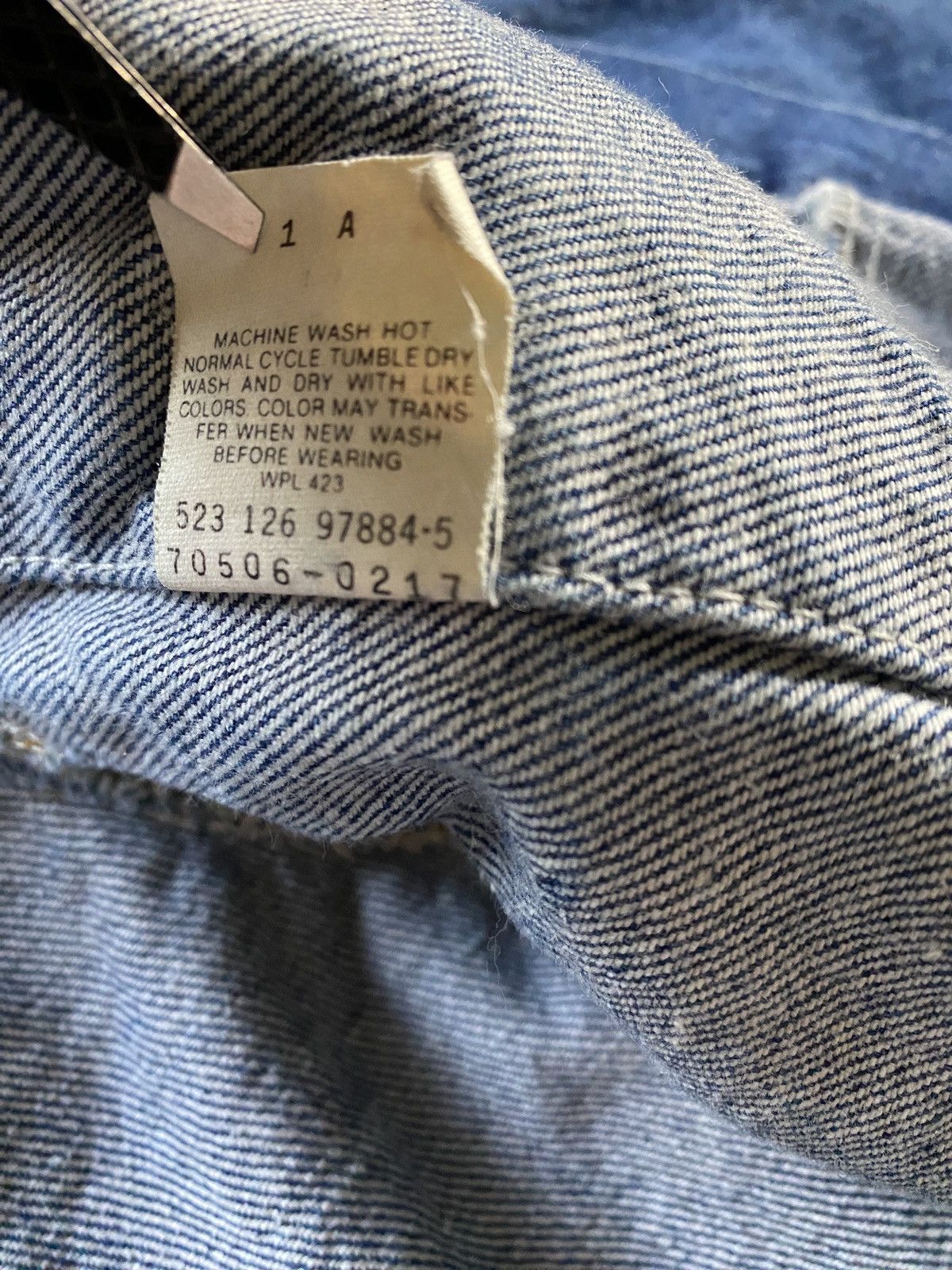 Levi's Vintage 80’s Levi’s Denim Trucker Jean Jacket Short Size US M / EU 48-50 / 2 - 14 Thumbnail