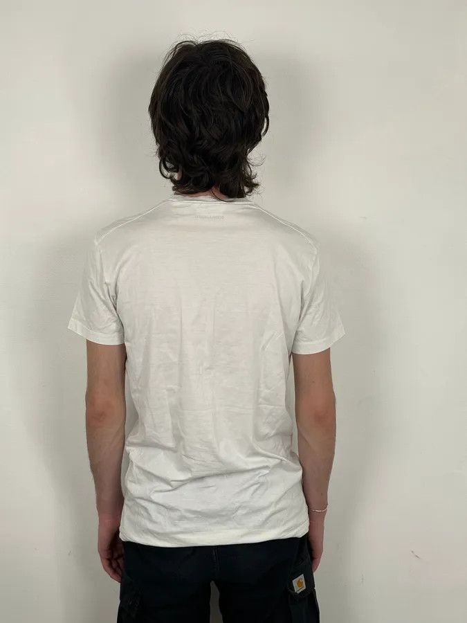 Dsquared2 2010s Dsquared2 White Safety Pin T-Shirt Size US S / EU 44-46 / 1 - 3 Thumbnail