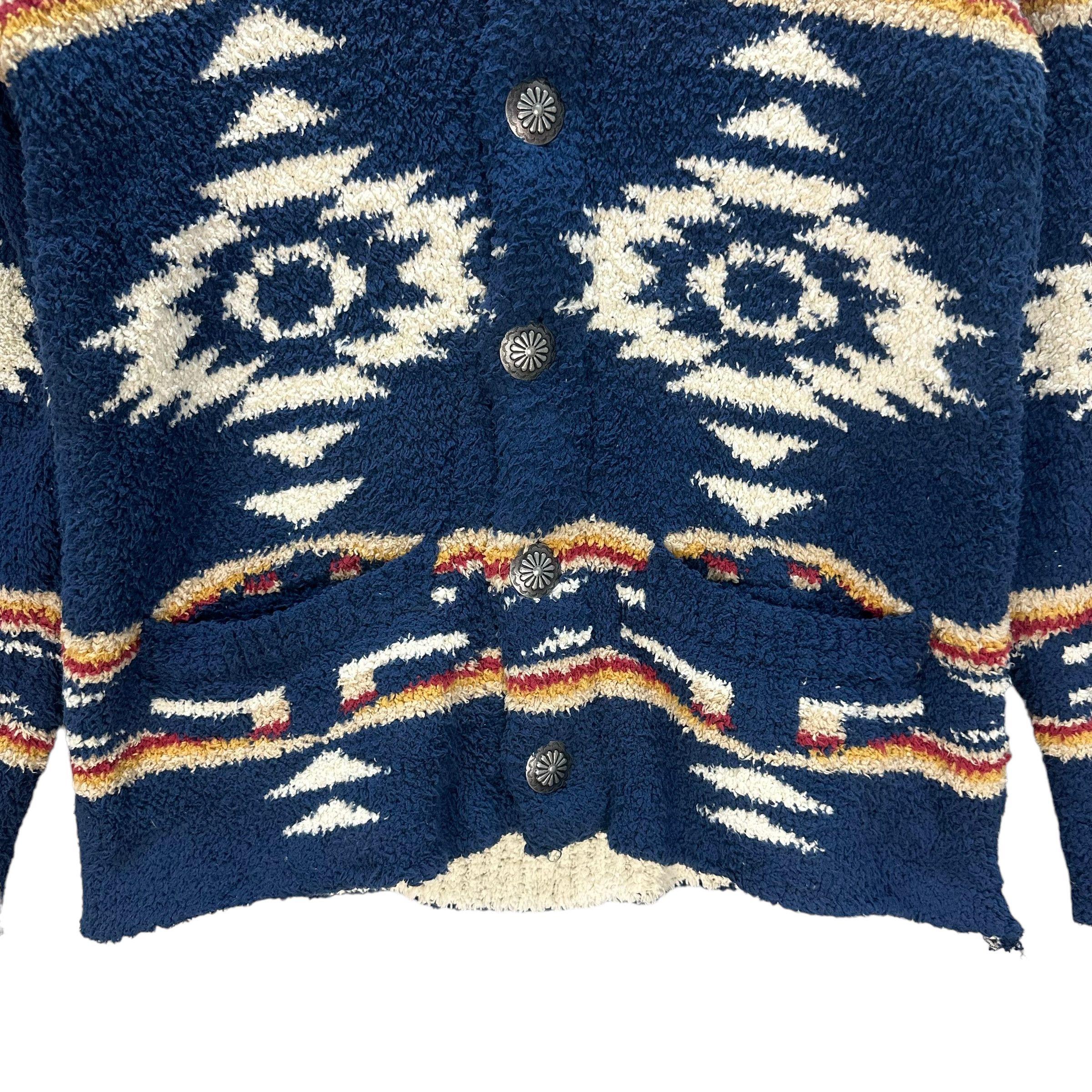 Japanese Brand ANTIBALLISTIC NAVAJO FULLPRINT FLEECE JACKET #8967-43 Size US M / EU 48-50 / 2 - 3 Thumbnail
