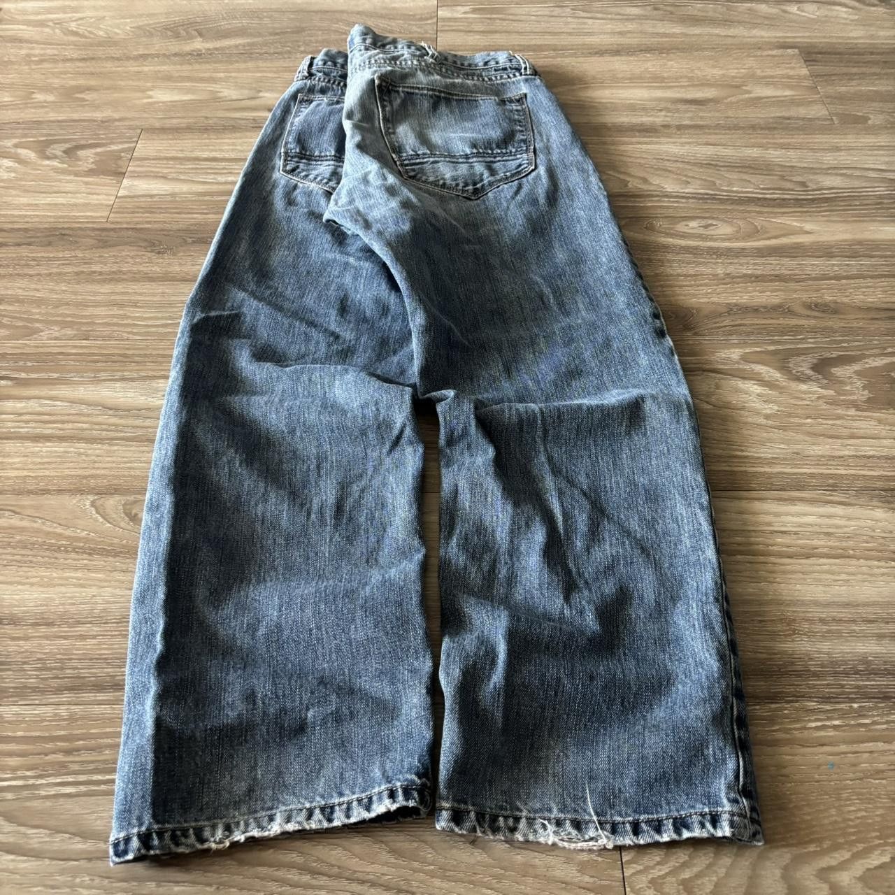 Vintage Crazy Vintage Y2K/2000s Grunge Medium Wash Essential Denim Jeans! 38x28 Size US 38 / EU 54 - 4 Thumbnail