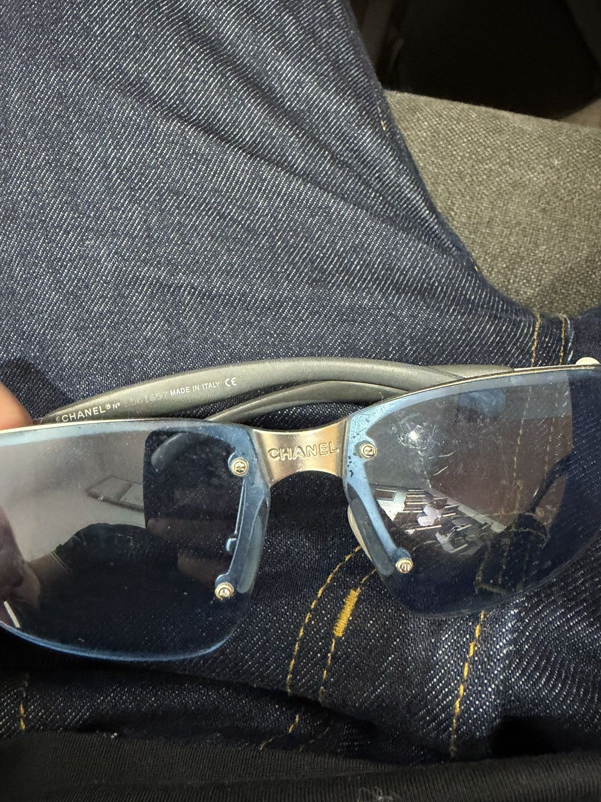 Chanel Vintage Chanel sunglasses Size ONE SIZE - 6 Thumbnail