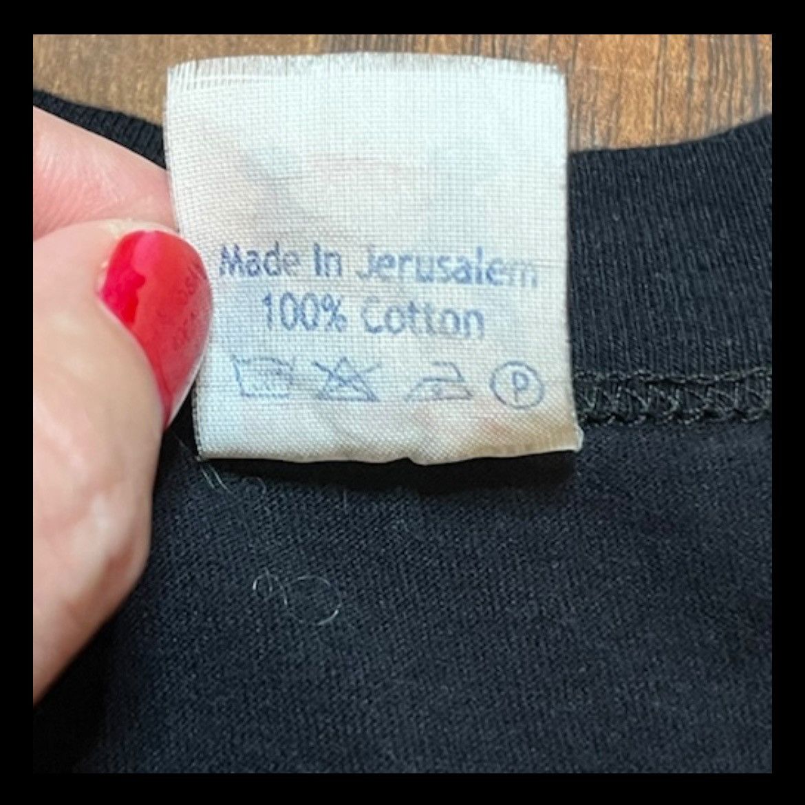 Other Vintage Jerusalem Rose Tee – XXL – Made in Jerusalem Size US XXL / EU 58 / 5 - 5 Thumbnail