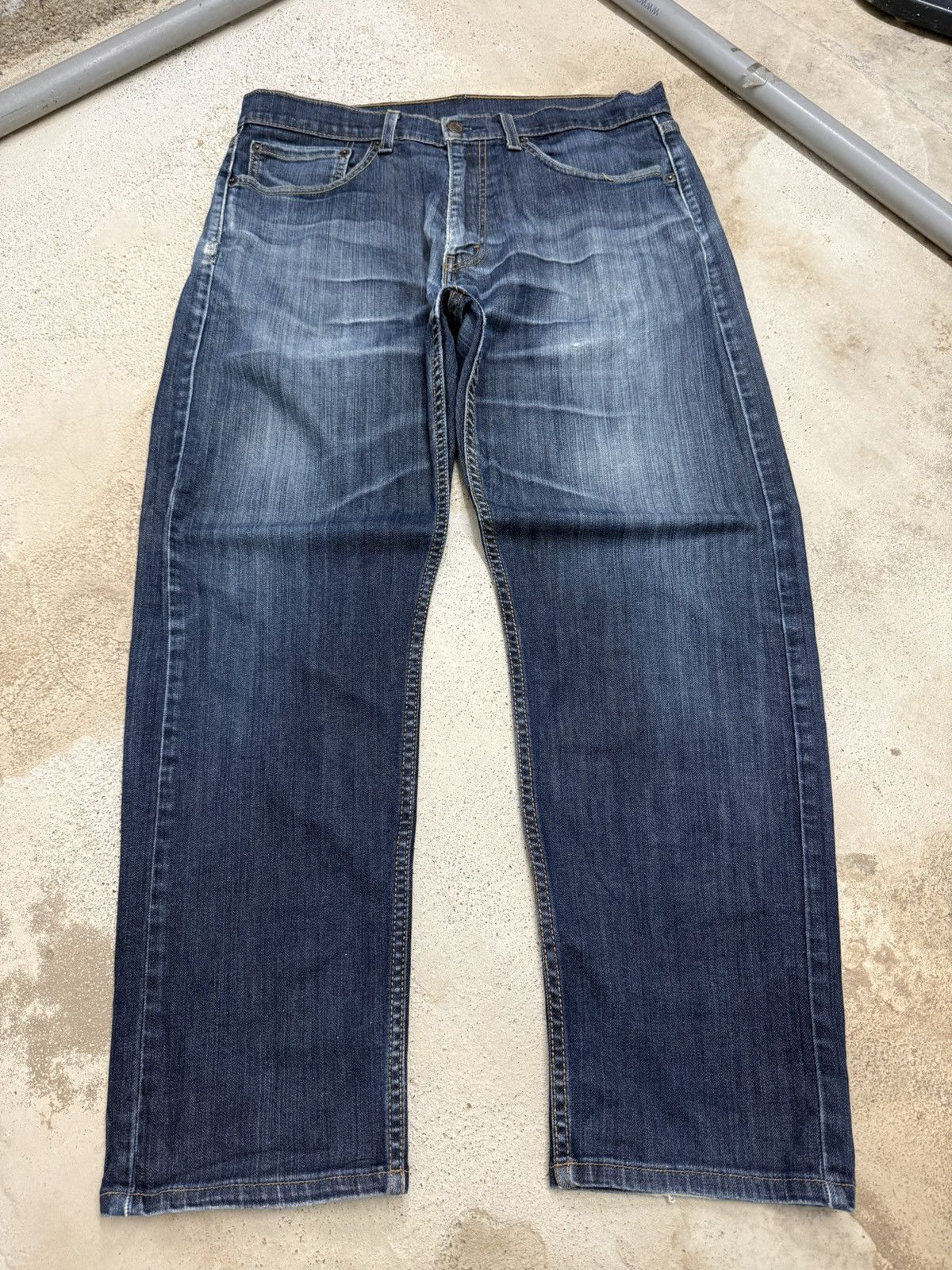 Levi's Levis 505 Modern Whisker Distressed Denim Pants Size US 34 / EU 50 - 1 Thumbnail