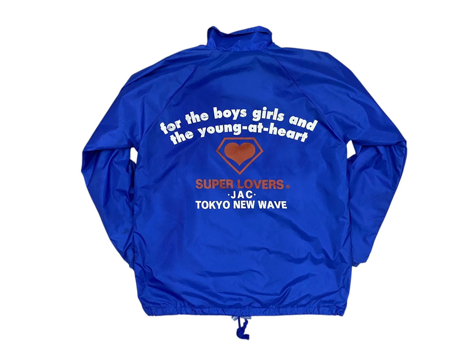 Japanese Brand Vtg Super Lovers Blue Jacket Size US S / EU 44-46 / 1 - 1 Thumbnail
