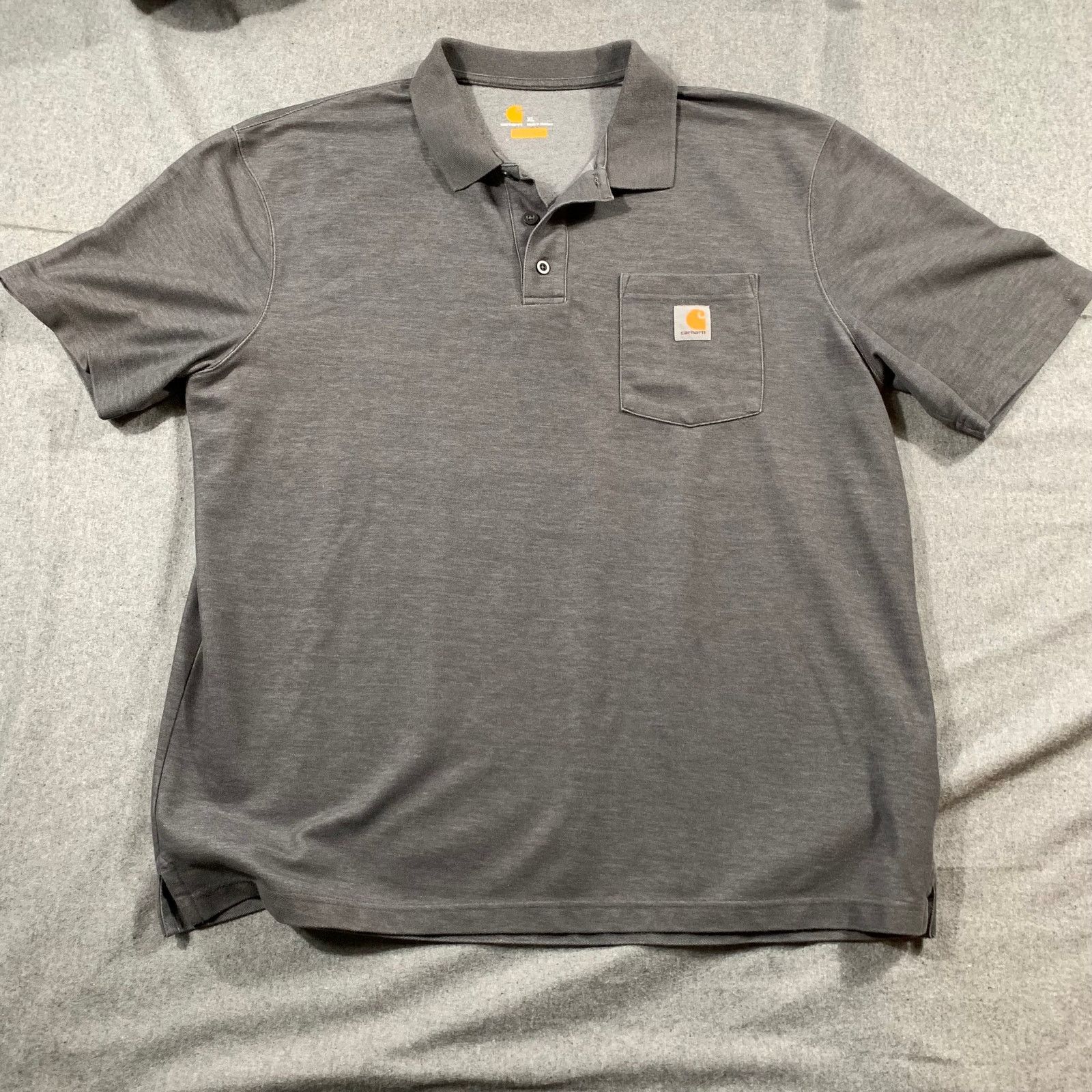 Carhartt Carhartt Shirt Adult Extra Large Gray Casual T Shirt Mens Size US XL / EU 56 / 4 - 1 Thumbnail
