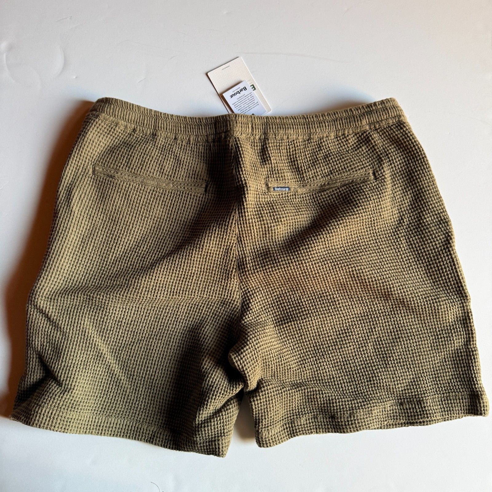 Barbour Barbour Sandwood Waffle Shorts - Light Moss Green Size US 36 / EU 52 - 4 Thumbnail