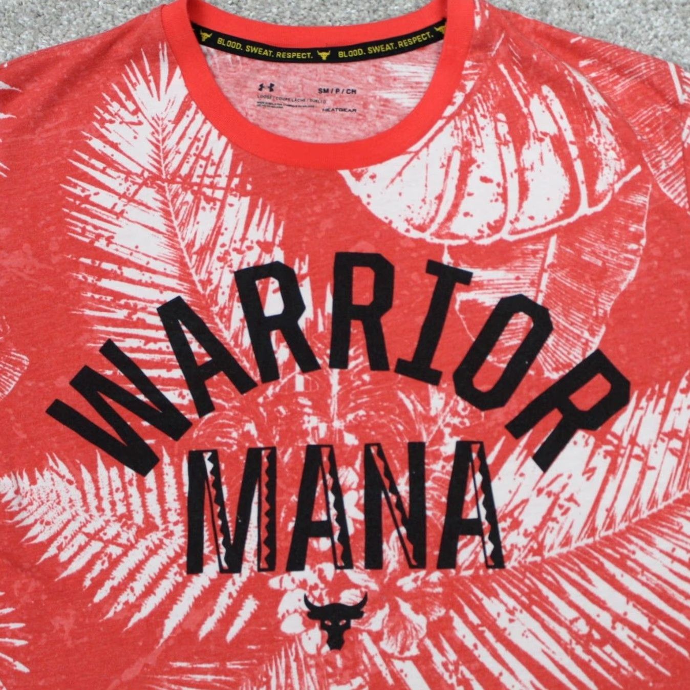 Under Armour Under Armour Project Rock Shirt Mens Small Red Warrior S/S Pullover Size US S / EU 44-46 / 1 - 6 Thumbnail