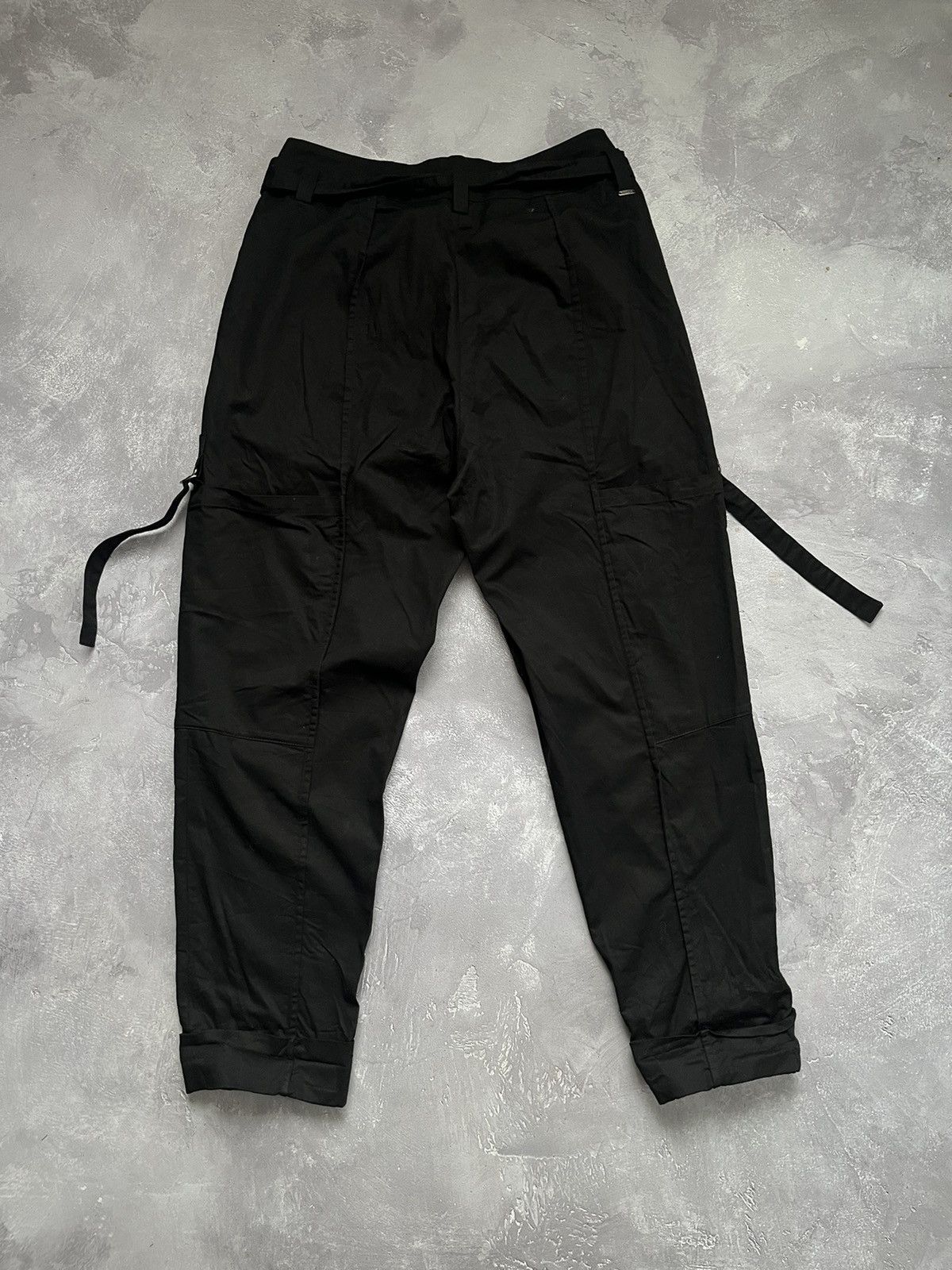 Other Ivko Cargo Pants Black With Stripe Black Size 42/XL Size 28" / US 6 / IT 42 - 2 Thumbnail