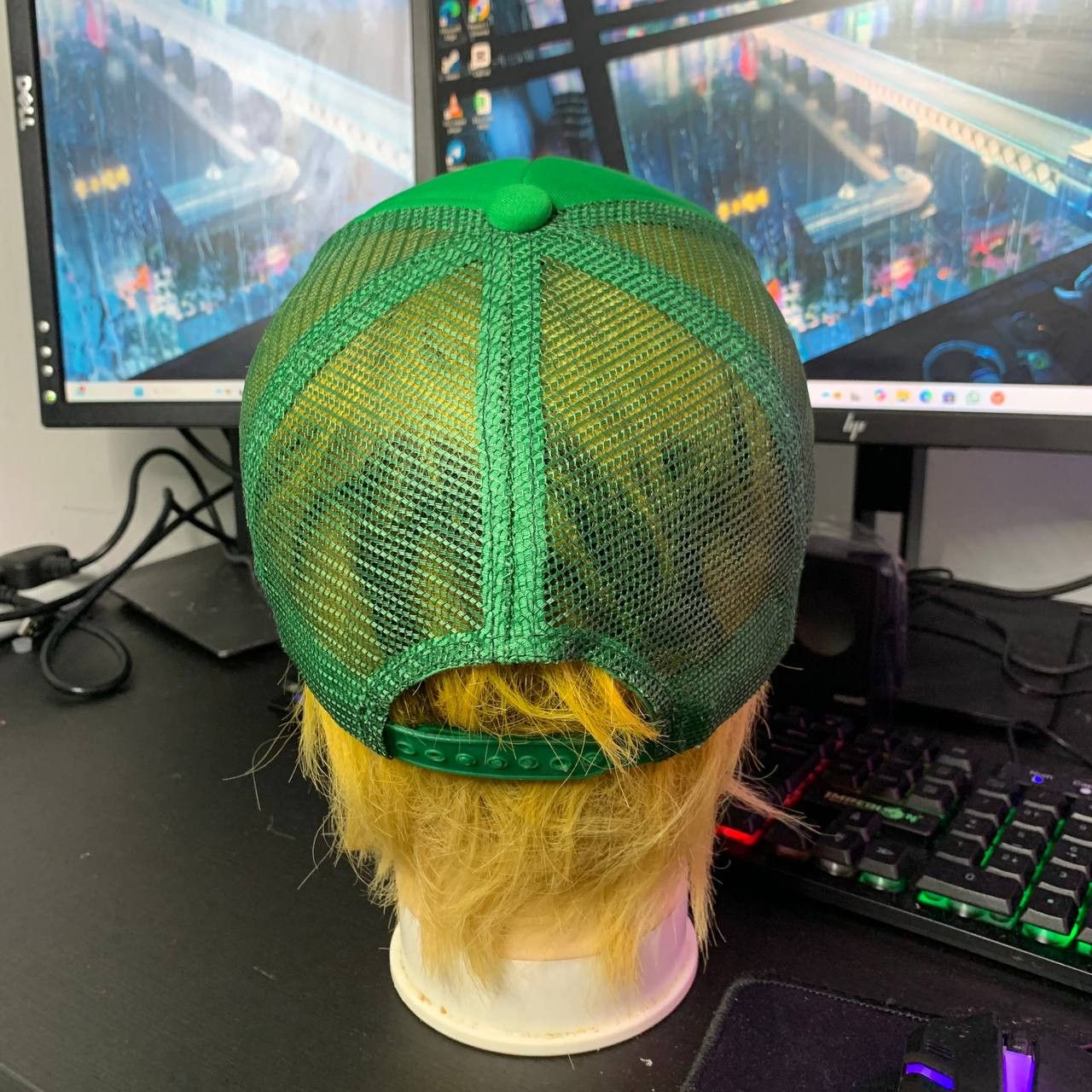 Cartoon Network × Vintage VINTAGE LUIGI TRUCKER HAT Size ONE SIZE - 4 Thumbnail
