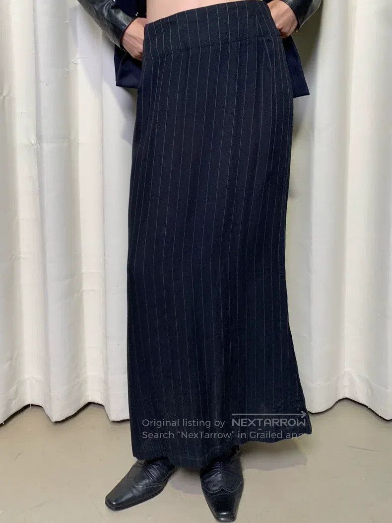 Yohji Yamamoto Yohji Yamamoto size s Medieval Striped Minimalist Skirt Size 24" / US 00 / IT 34 - 1 Thumbnail