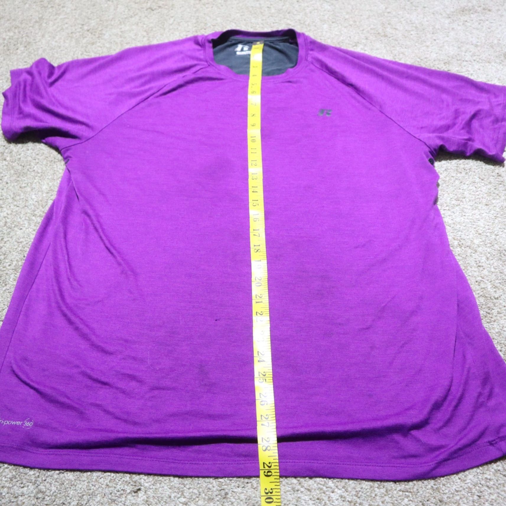 Russell Athletic Russell Athletic Dri-Power Shirt Women's L Purple Activewear Size L Adult Womens Size ONE SIZE - 4 Thumbnail