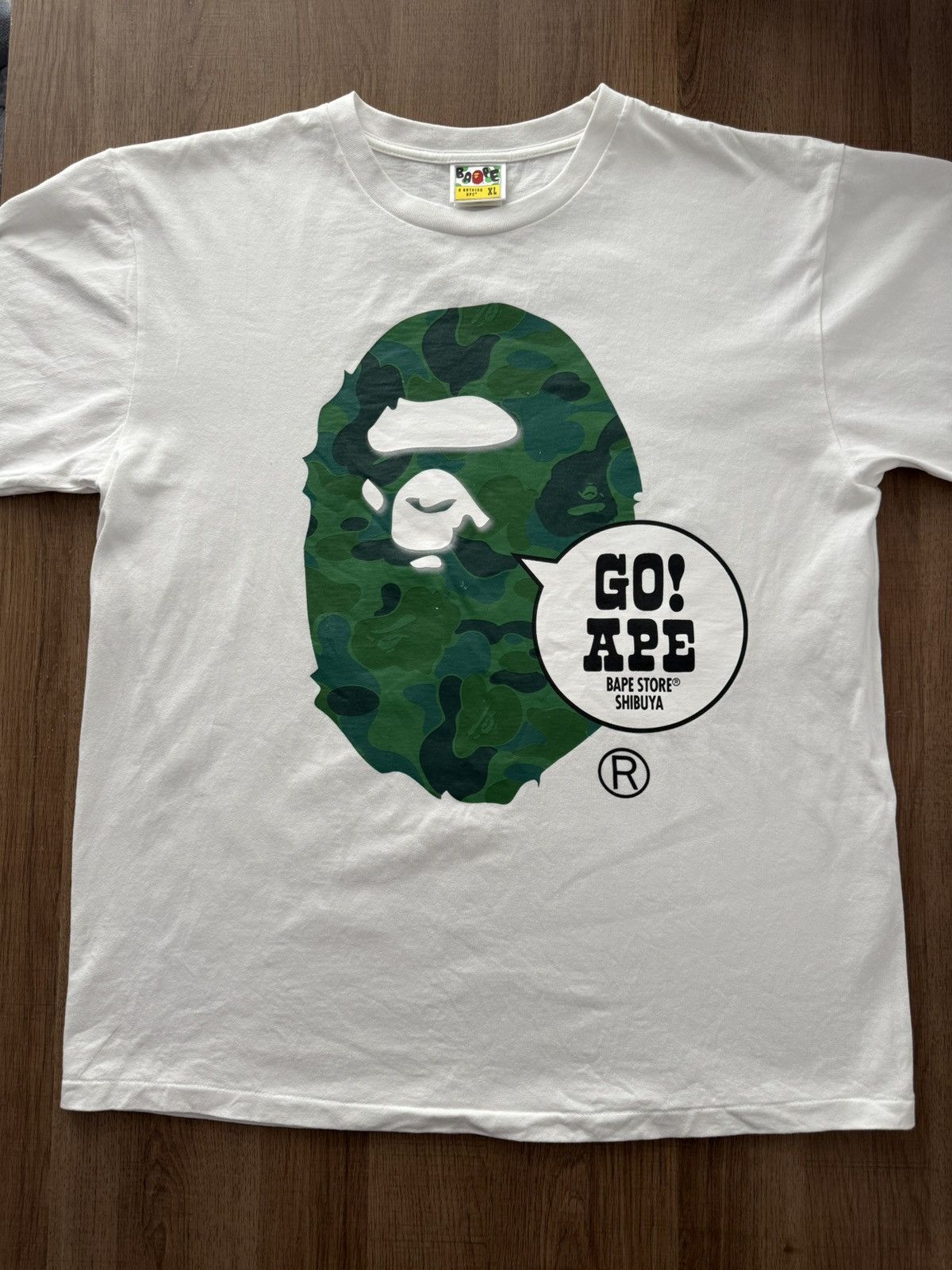 Bape Shibuya Bape tee Size US XL / EU 56 / 4 - 1 Thumbnail