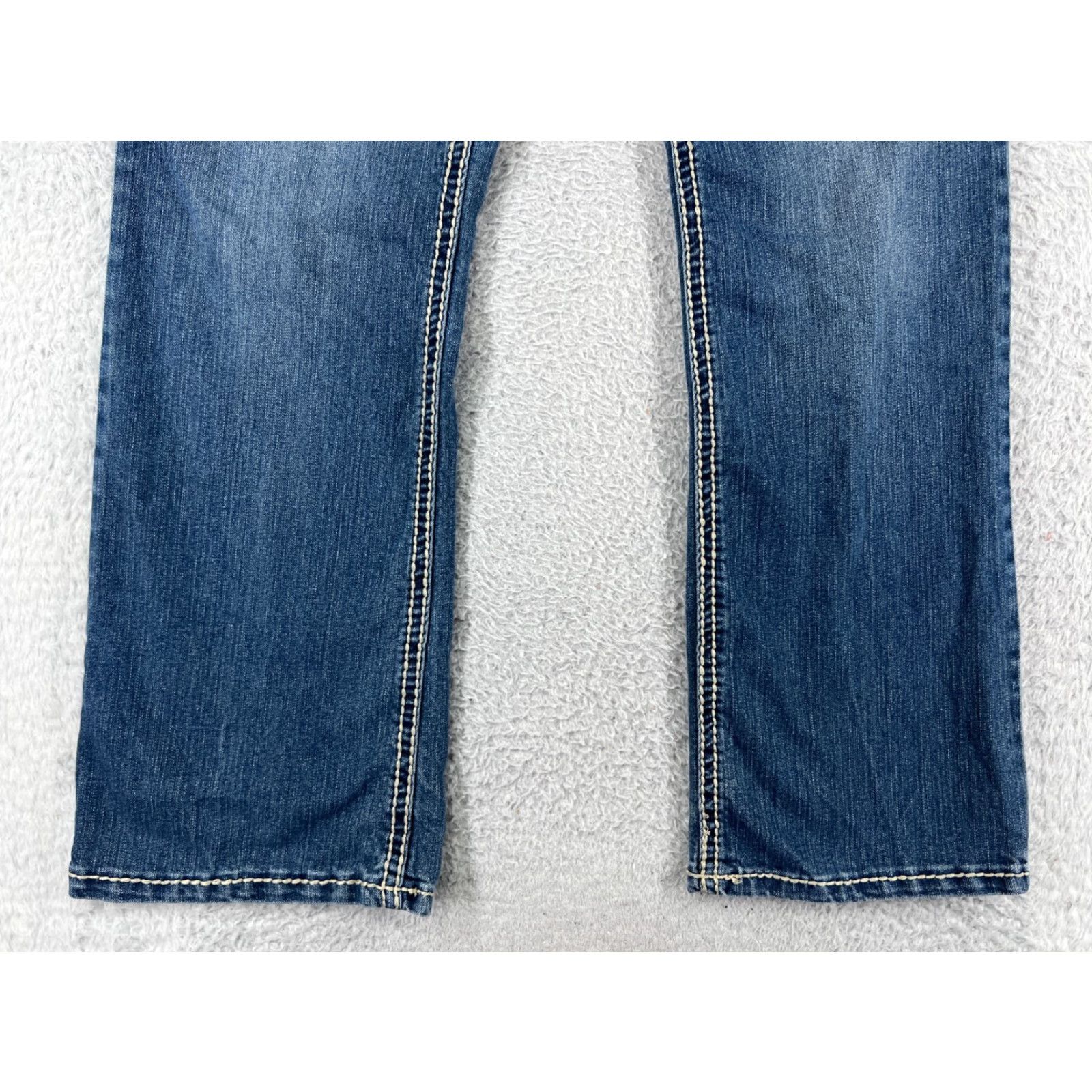 Nine West Nine West Jeans Womens 8 Blue Bootcut Denim Cotton Stretch Logo 5-Pocket Pockets Regular Inseam 30 Modern Classic American Mens? Size 30" / US 8 / IT 44 - 6 Thumbnail
