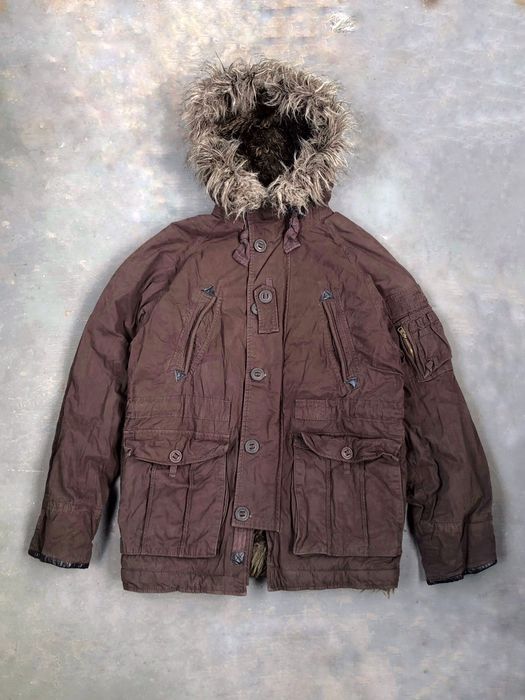 Abercrombie & Fitch Abercrombie & Fitch MT Washington Fur Jacket