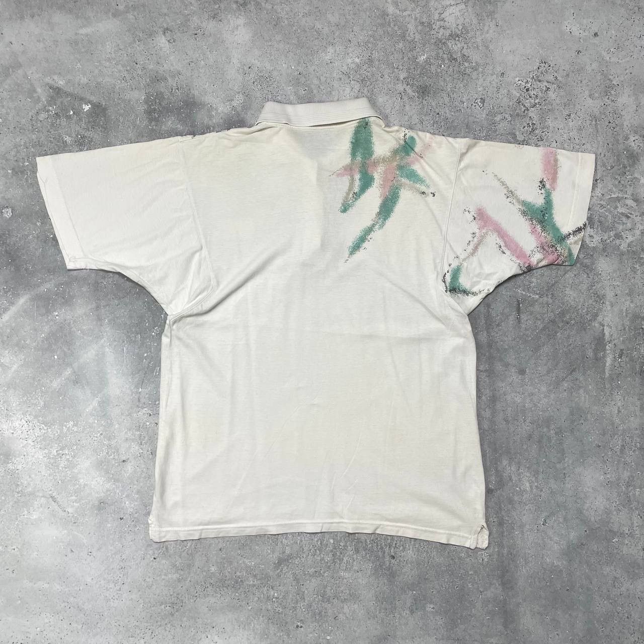 Puma Vintage 90s Puma Disc System Retro Polo Shirt White Size M Size US M / EU 48-50 / 2 - 2 Thumbnail