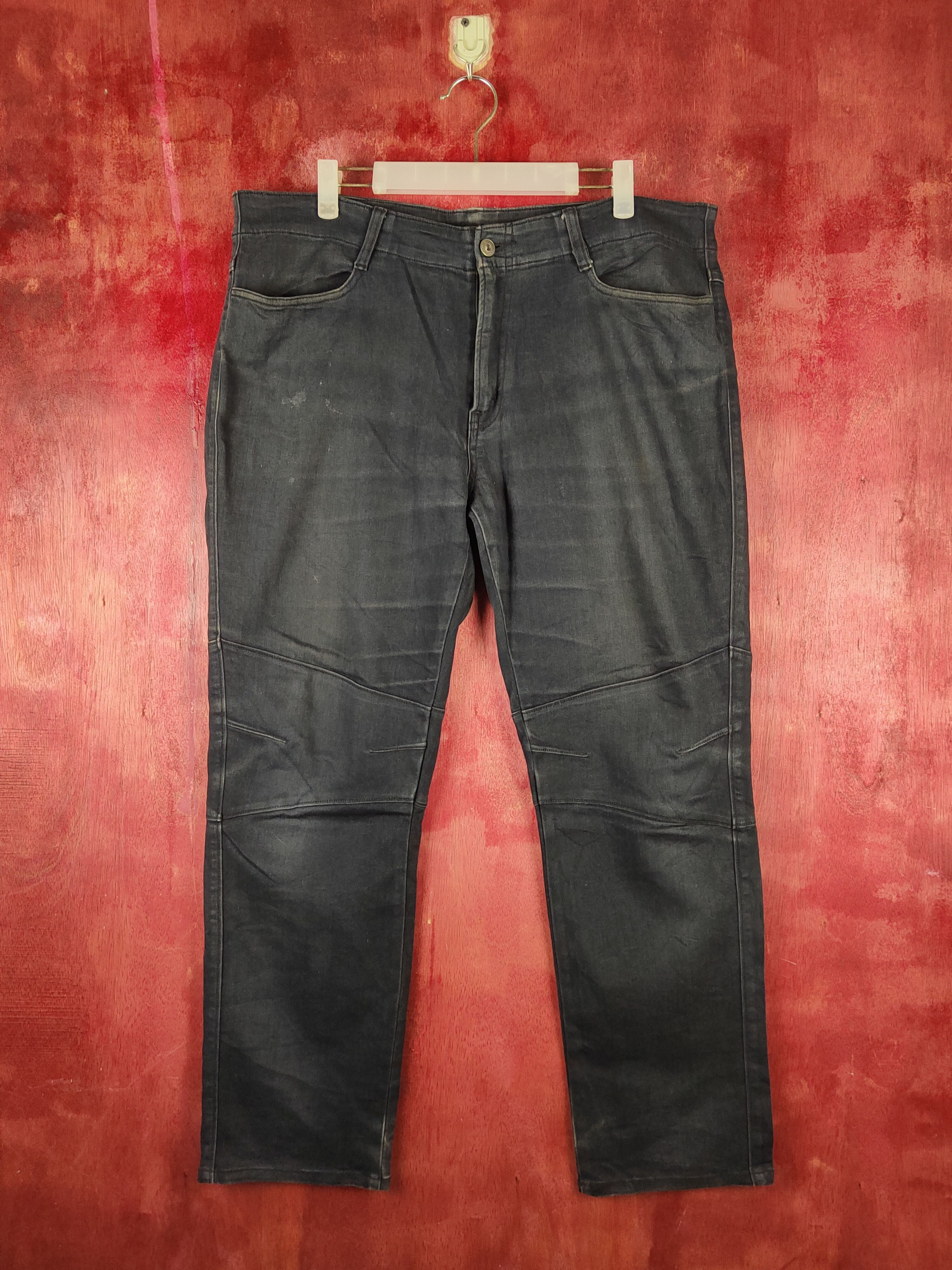 Japanese Brand Japanese Brand Dark Blue Multipocket Soft Jeans #S2318 Size US 36 / EU 52 - 1 Thumbnail