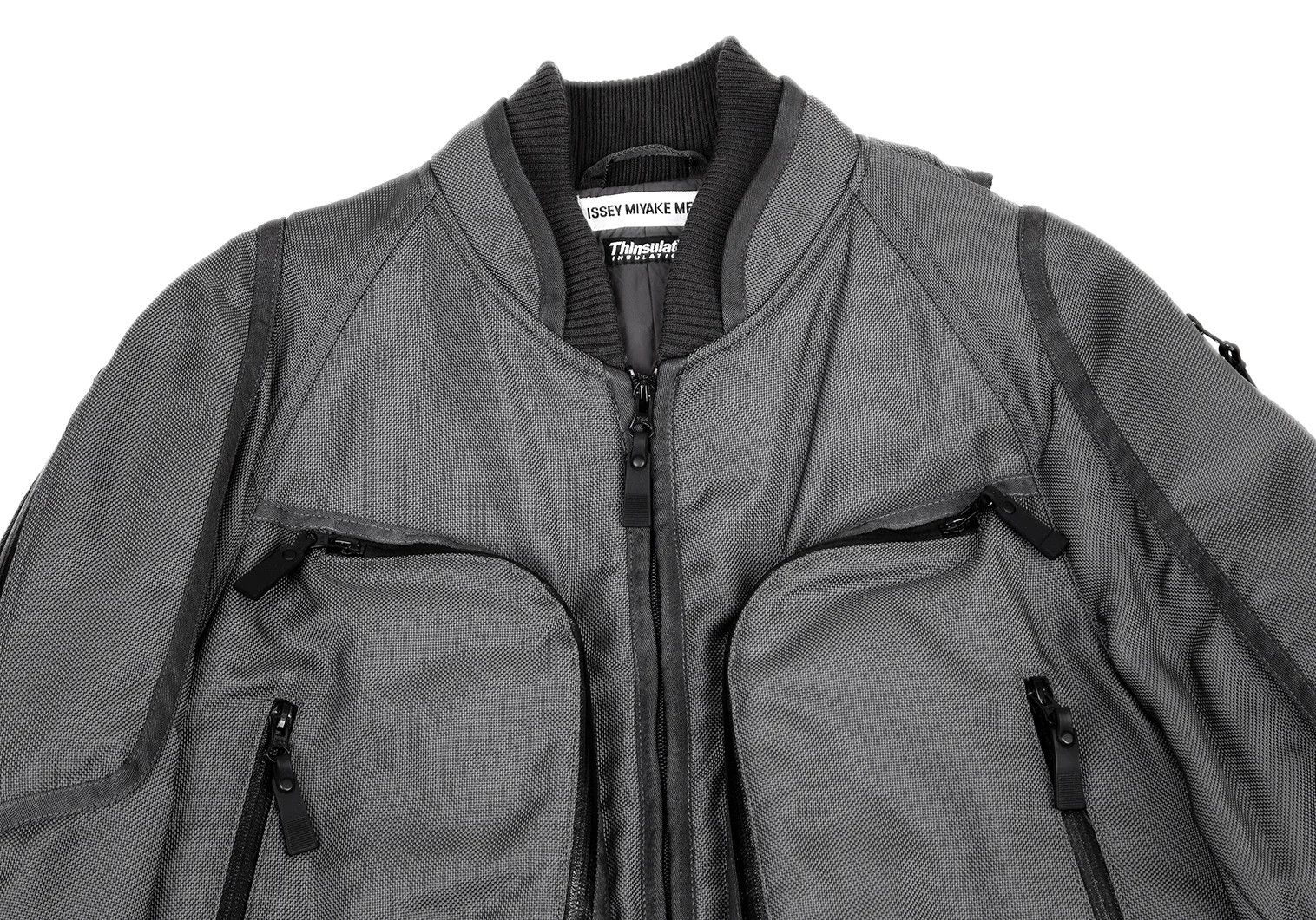 Issey Miyake Thinsulate Waterproof Zipped Multi-Pocket Suit Grey 4・2 Size US XL / EU 56 / 4 - 3 Thumbnail