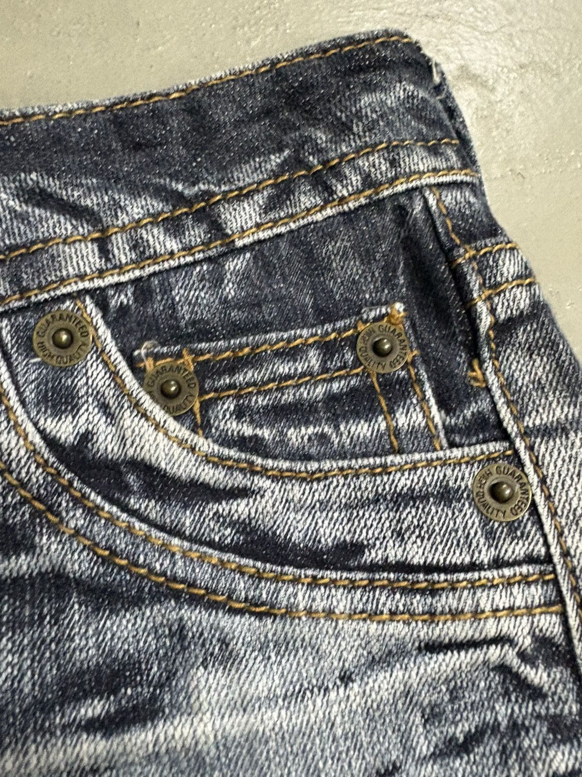 If Six Was Nine RNA H Naoto Acid Wash Japanese brand Denim shorts Size 30" / US 8 / IT 44 - 7 Thumbnail