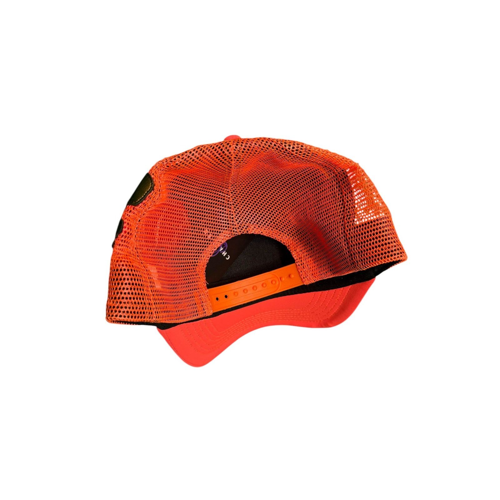 Bossi Sportswear Bossi Skull Patch Trucker Orange & Pink Cap Size ONE SIZE - 2 Thumbnail