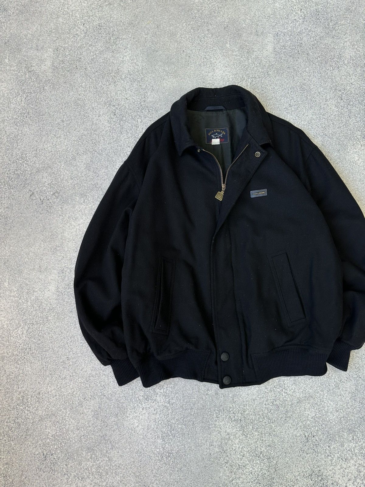Paul & Shark Vintage Paul&Shark Wool Luxury Bomber Jacket Size US L / EU 52-54 / 3 - 2 Thumbnail