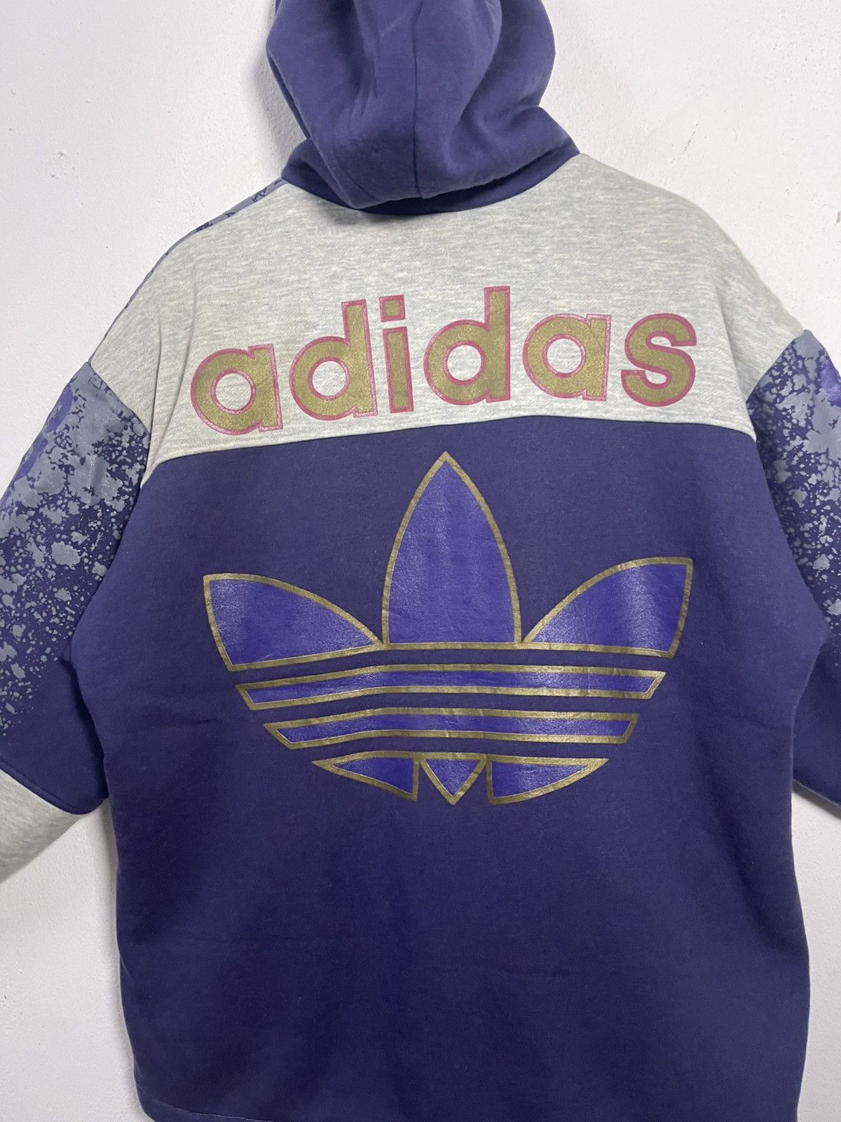 Adidas Vintage 90s Adidas Sherpa Hoodies Jacket Size US XL / EU 56 / 4 - 17 Thumbnail