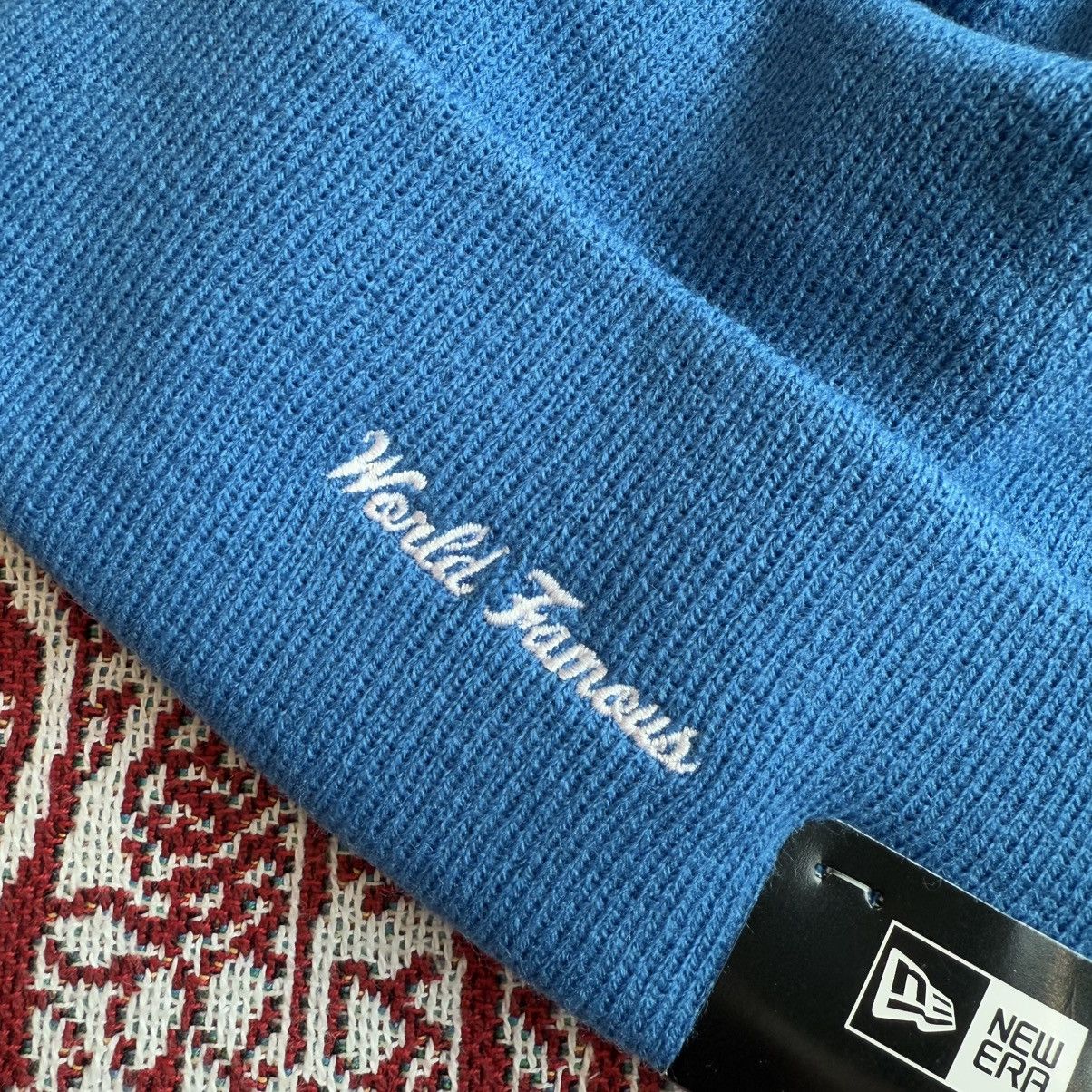 New Era × Supreme FW22 Supreme New Era Box Logo Beanie Blue OS Size ONE SIZE - 4 Thumbnail